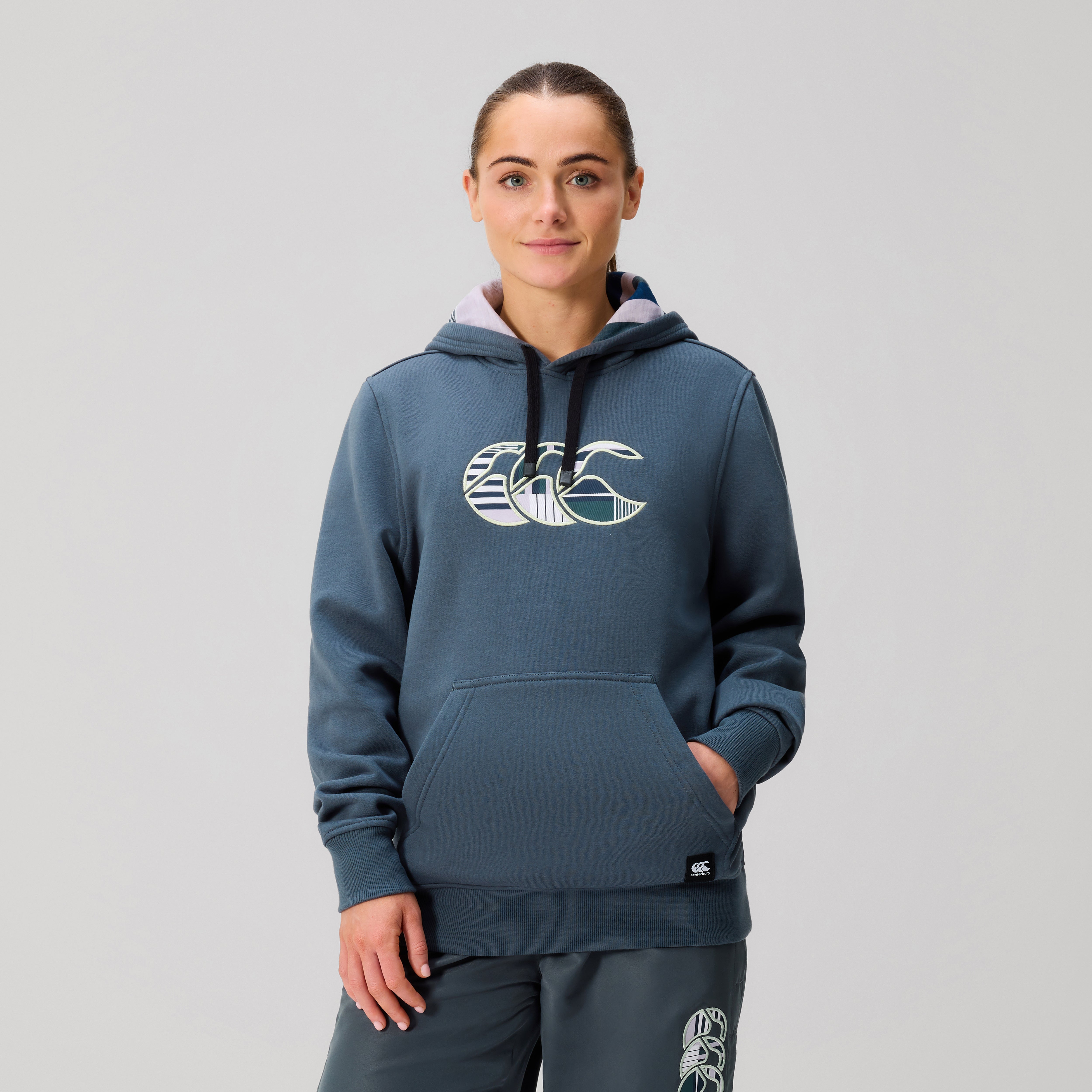 sudadera-con-capucha-canterbury-uglies-logo-gris-para-mujer image 3