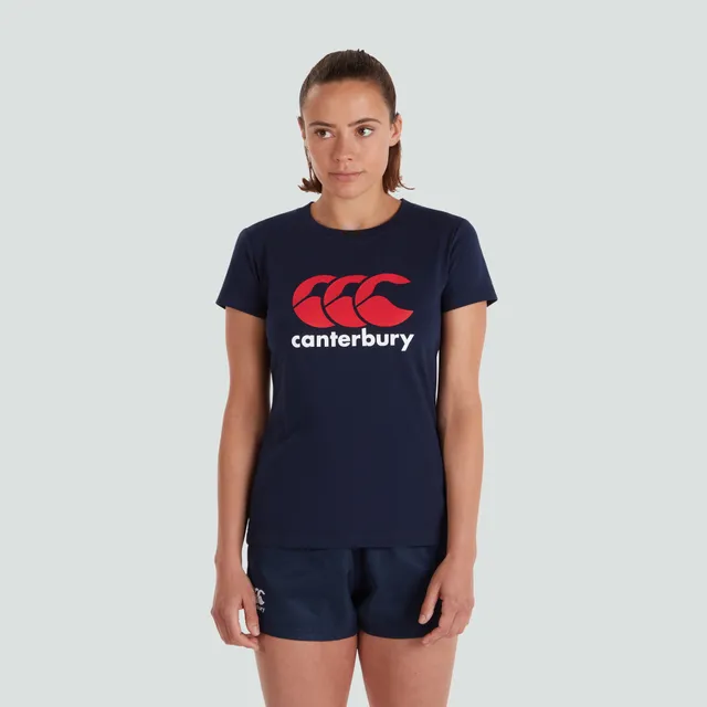 camiseta-canterbury-ccc-logo-mujer-azul-marino image 1