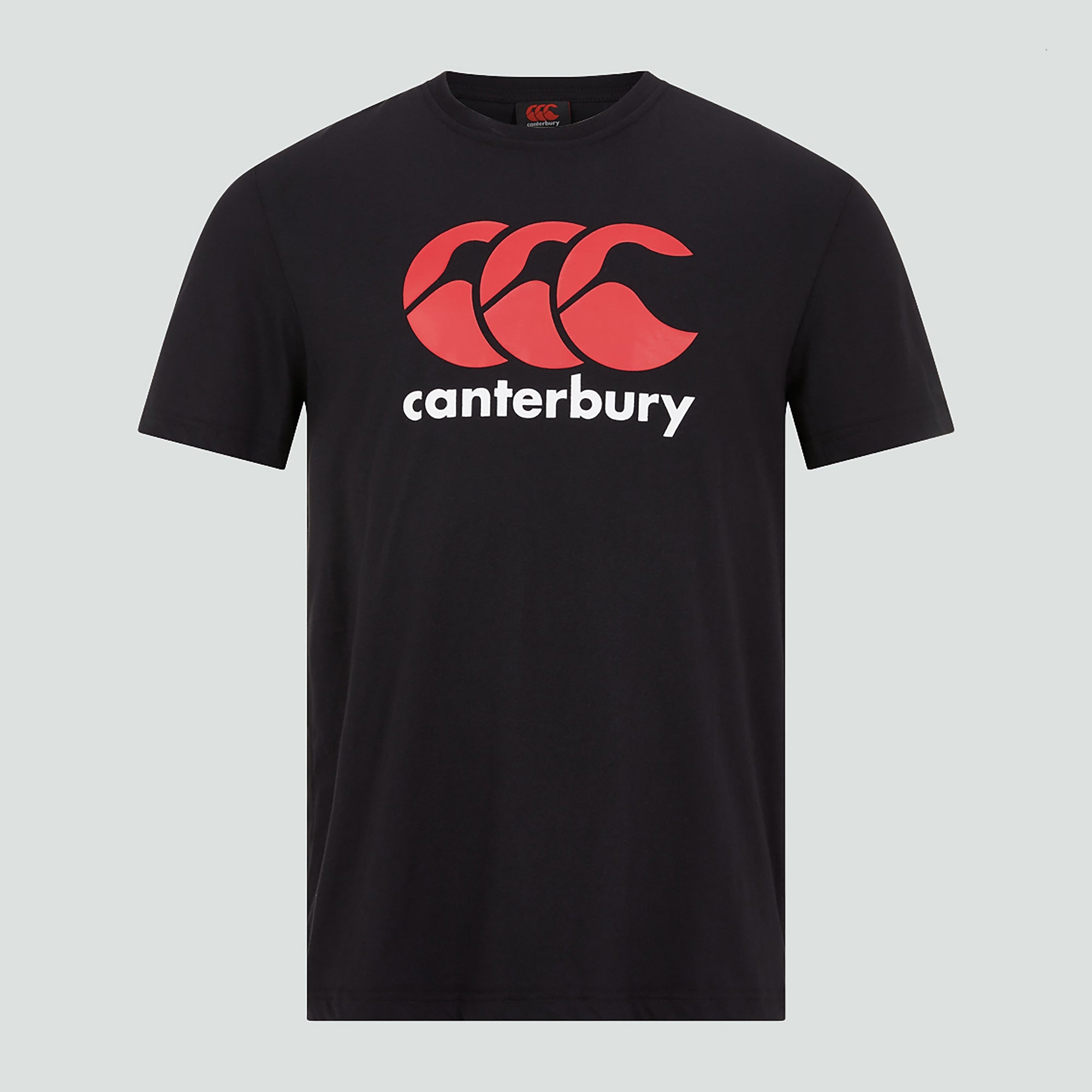 camiseta-canterbury-ccc-logo-tee-negra-para-junior-unisex image 1