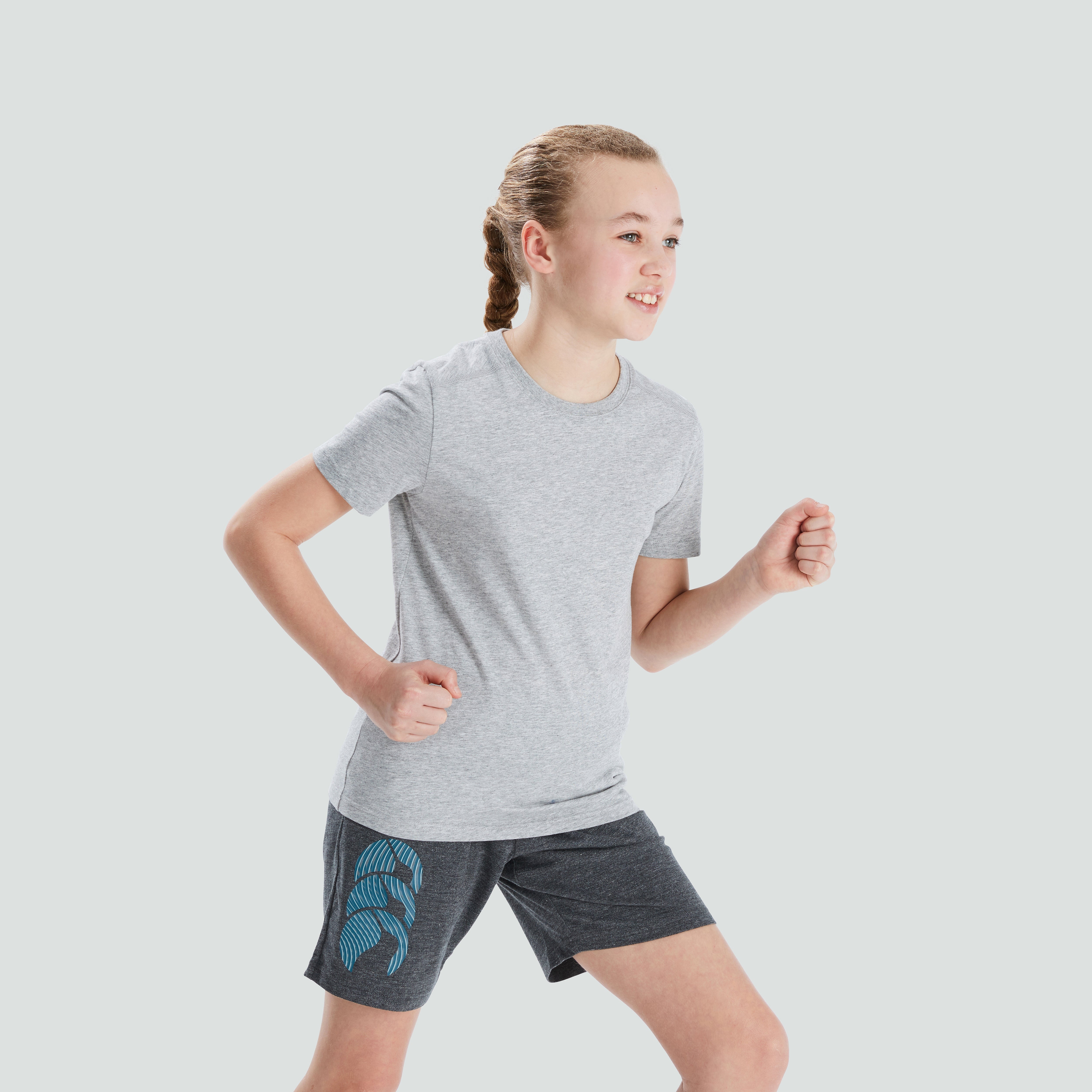 canterbury-club-plain-tee-junior-unisex-gris image 1