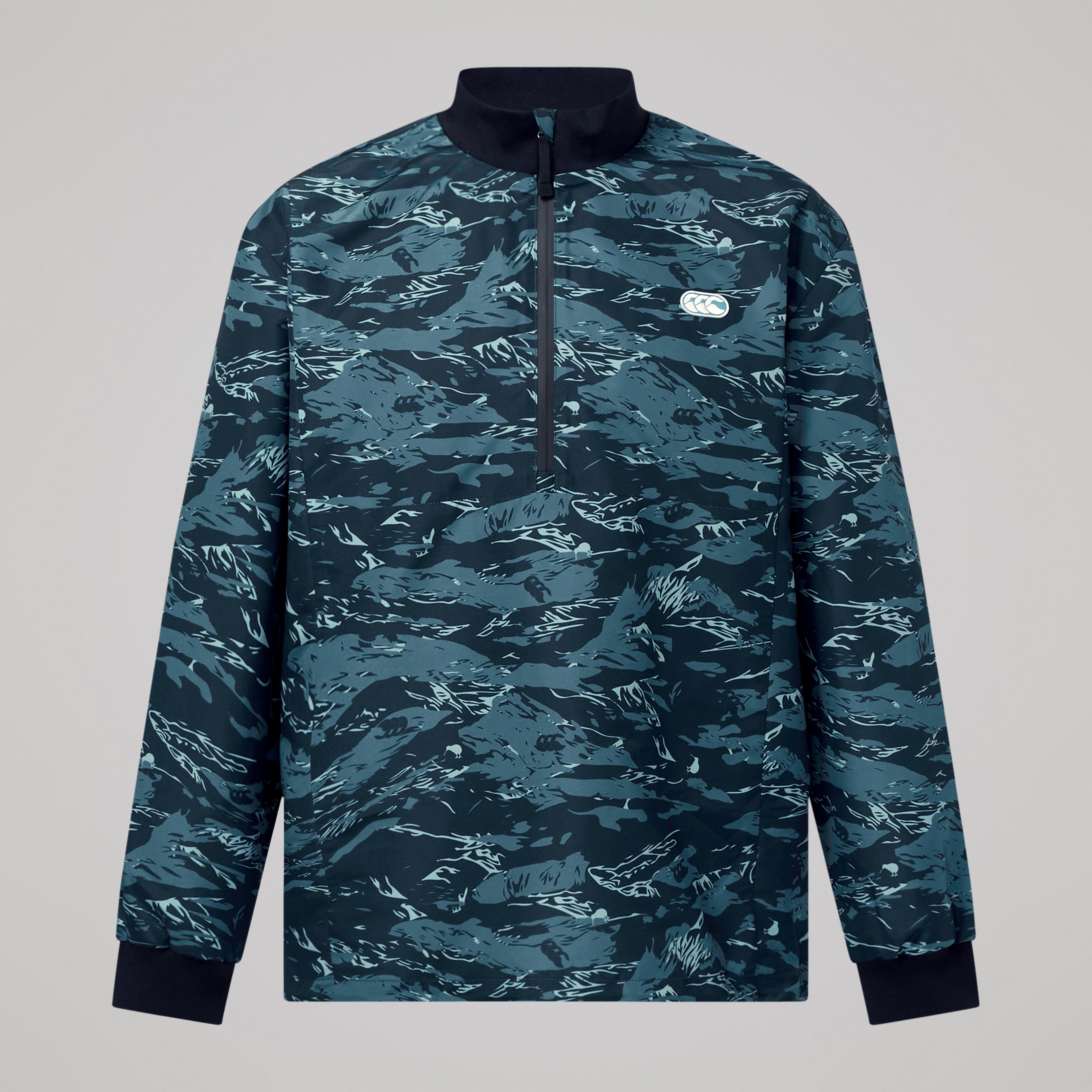 canterbury-force-1-4-zip-chaqueta-gris-hombre image 1