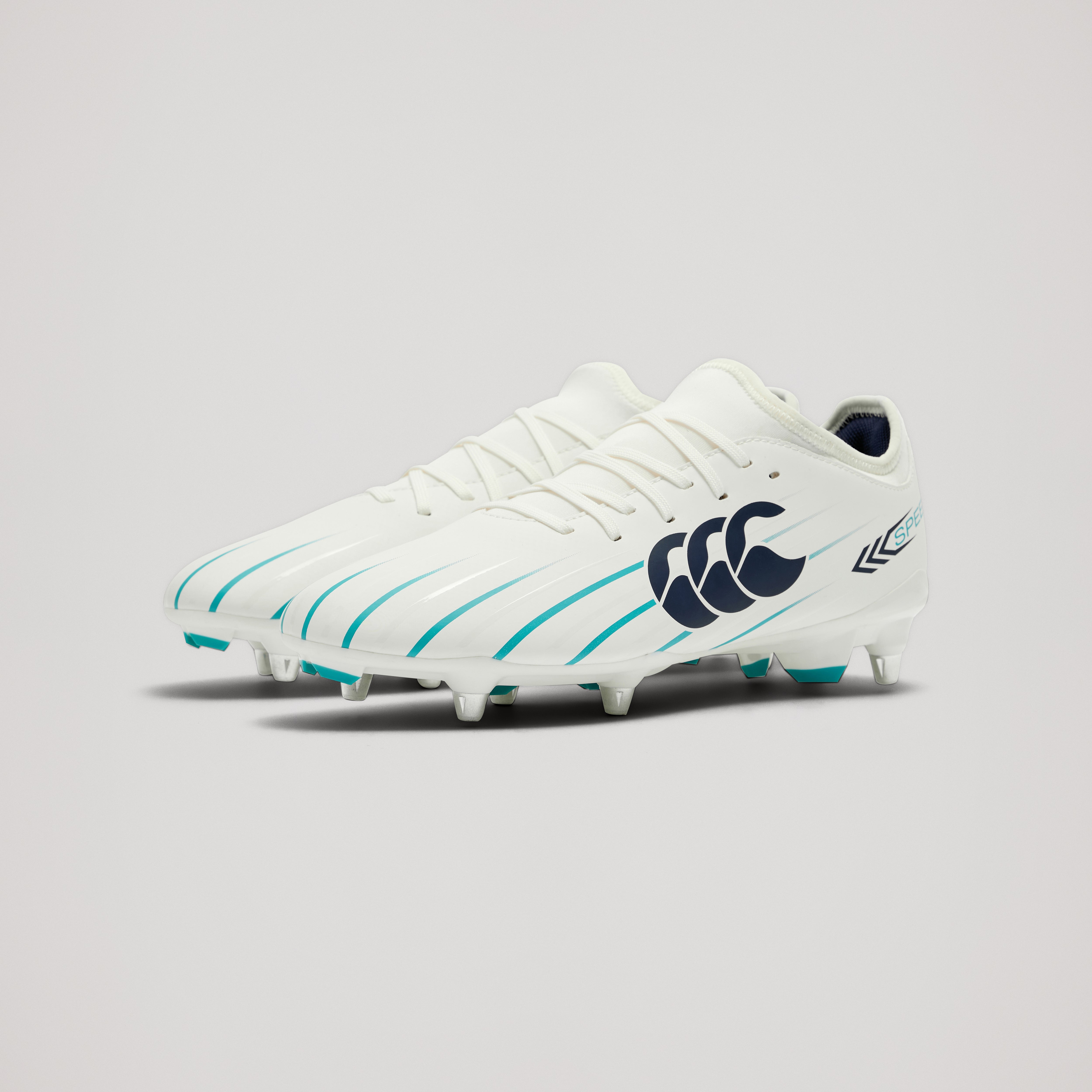 canterbury-speed-falcon-2-0-team-botas-de-rugby-suelo-blando-blancas-para-adulto image 4