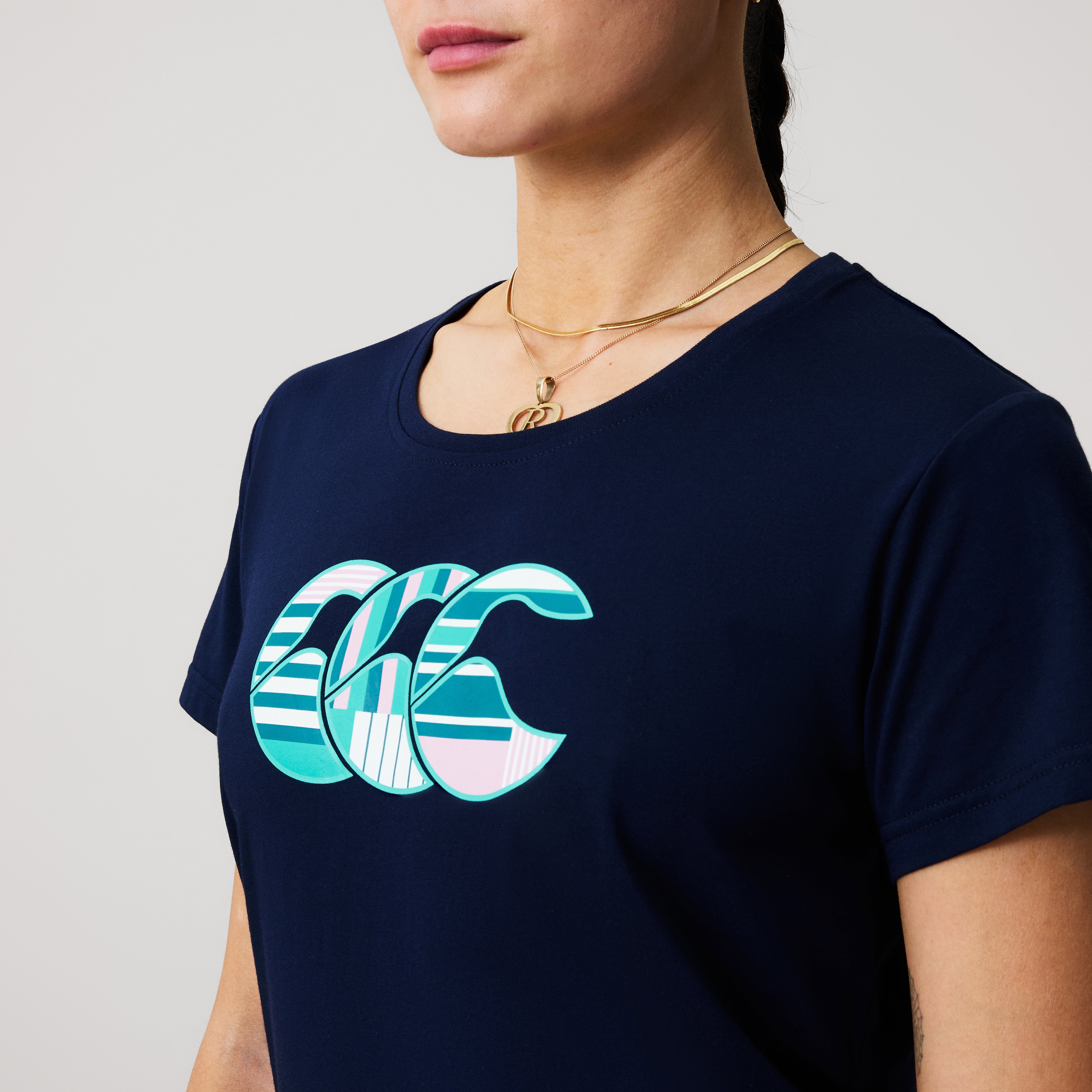 canterbury-uglies-logo-tee-azul-marimno-para-mujer-camiseta-deportiva-de-corte-e image 7