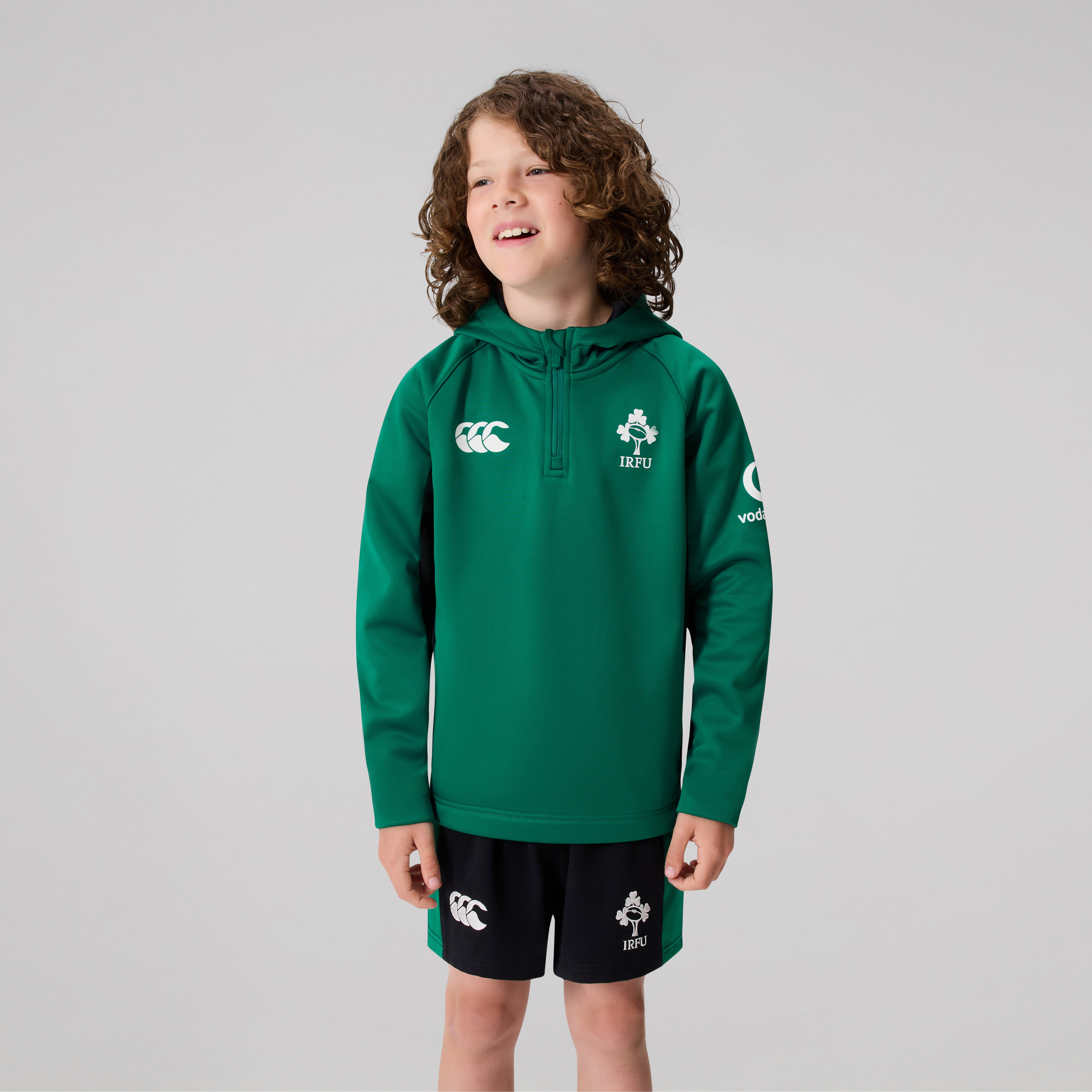 canterbury-junior-unisex-ireland-zip-training-hoody-verde image 1