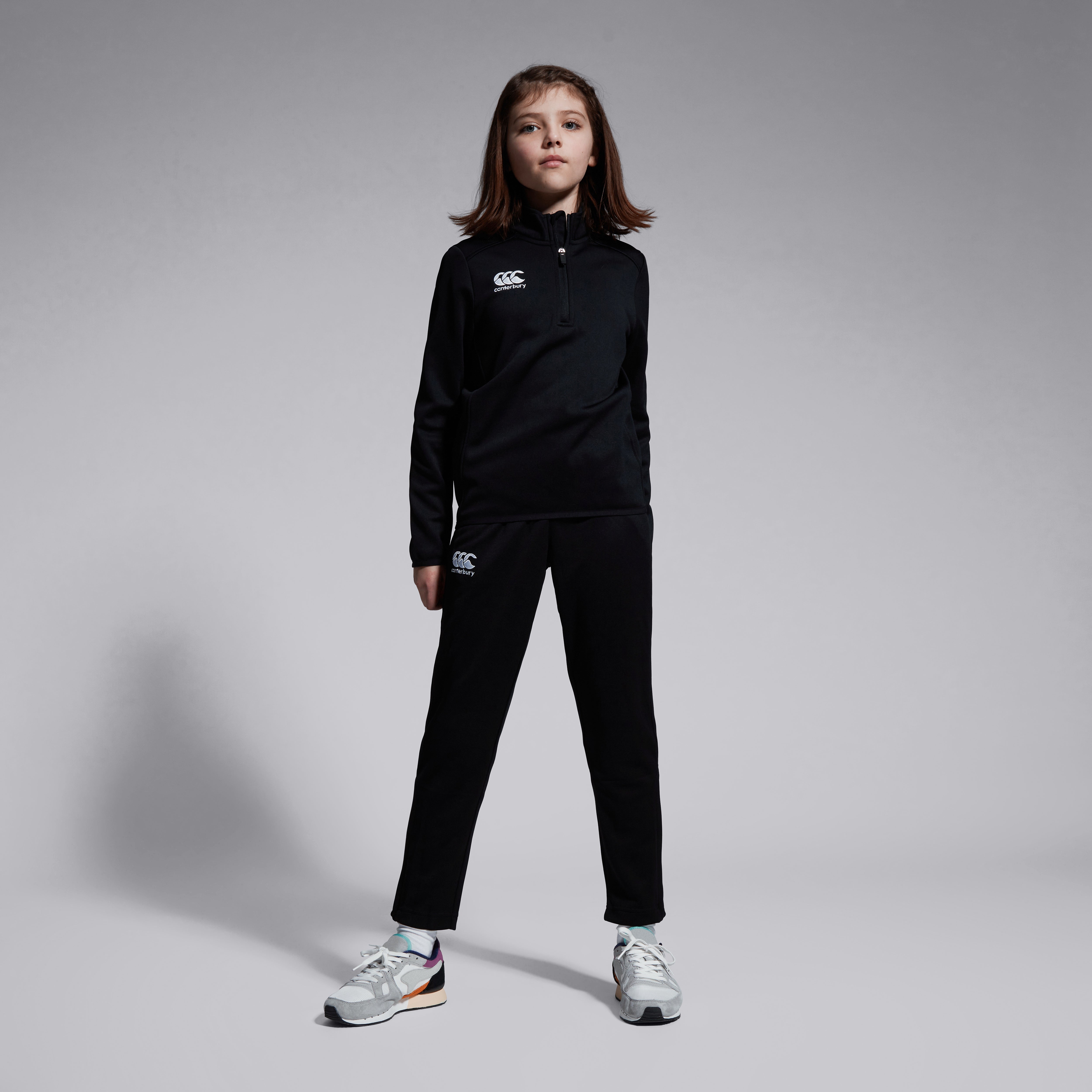 canterbury-club-1-4-zip-midlayer-junior-unisex-negro image 3