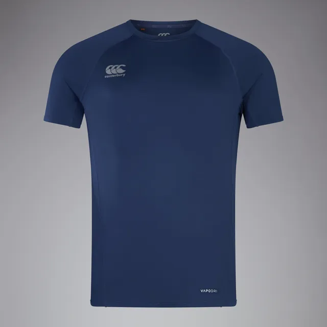 canterbury-camiseta-s-per-ligera-small-logo-para-hombre-azul-mar-caqui image 1