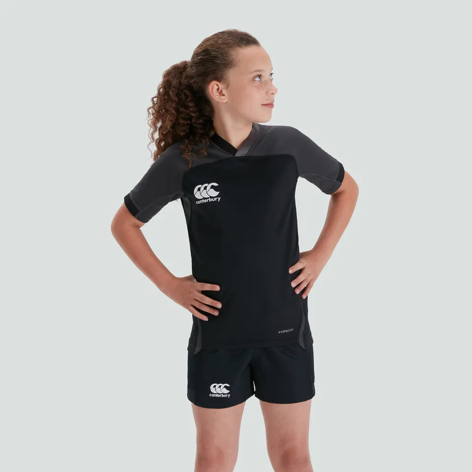 canterbury-vapodri-evader-camiseta-junior-unisex-negra image 1