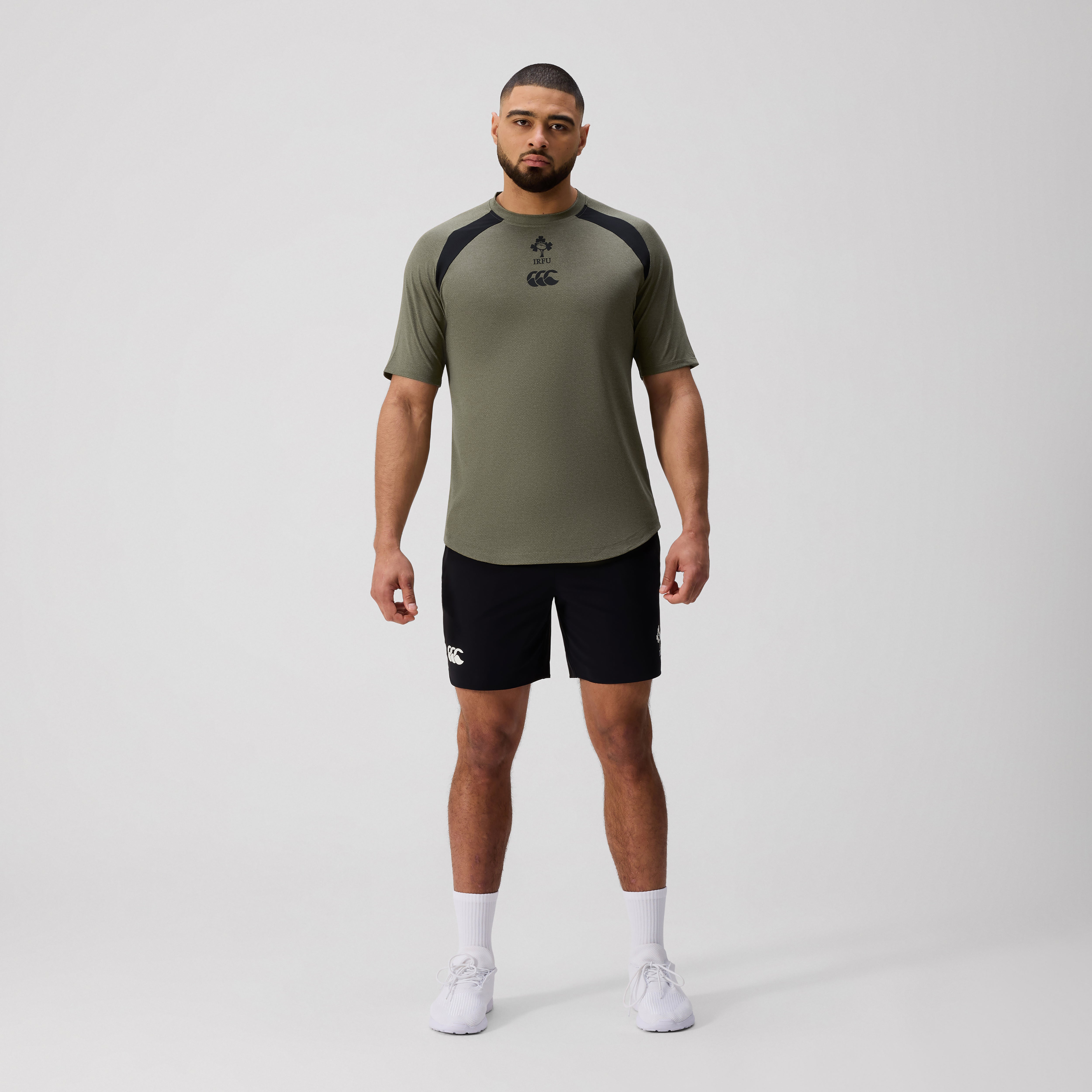 camiseta-canterbury-ireland-elite-training-tee-verde-para-hombre image 3