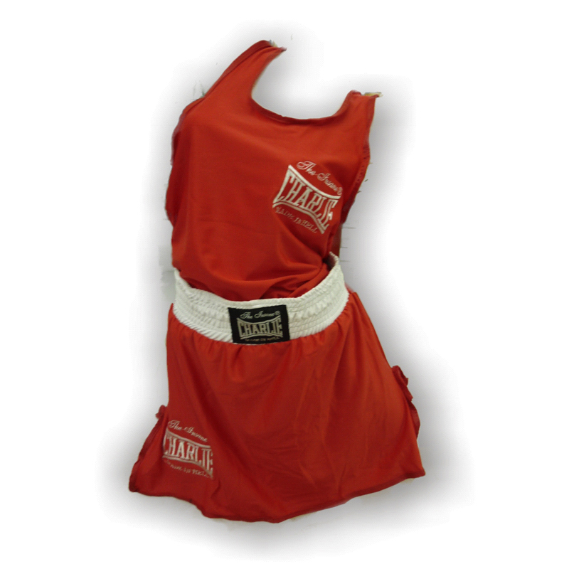 charlie-boxing-set-amateur-mujer-camiseta-de-tirantes-falda-pantal-n-2-piezas image 2