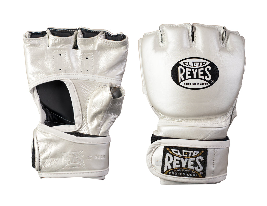 cleto-reyes-guantes-de-pelea-mma-piel-de-res-blanco-perla-doble-cierre-de-contac image 1