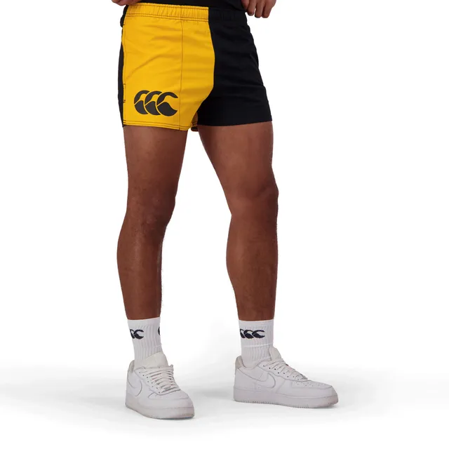 canterbury-harlequin-shorts-de-rugby-adulto-unisex-oro-negro image 1
