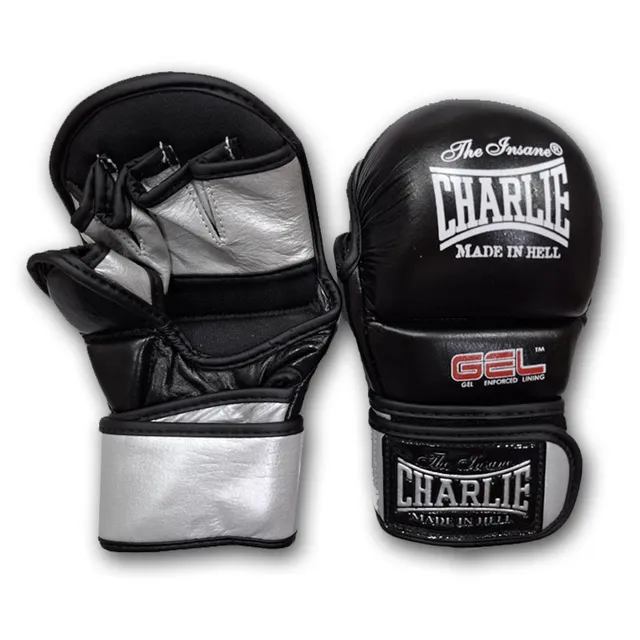 charlie-boxing-guantillas-mma-gel-sparring-piel-de-b-falo-6-oz image 1