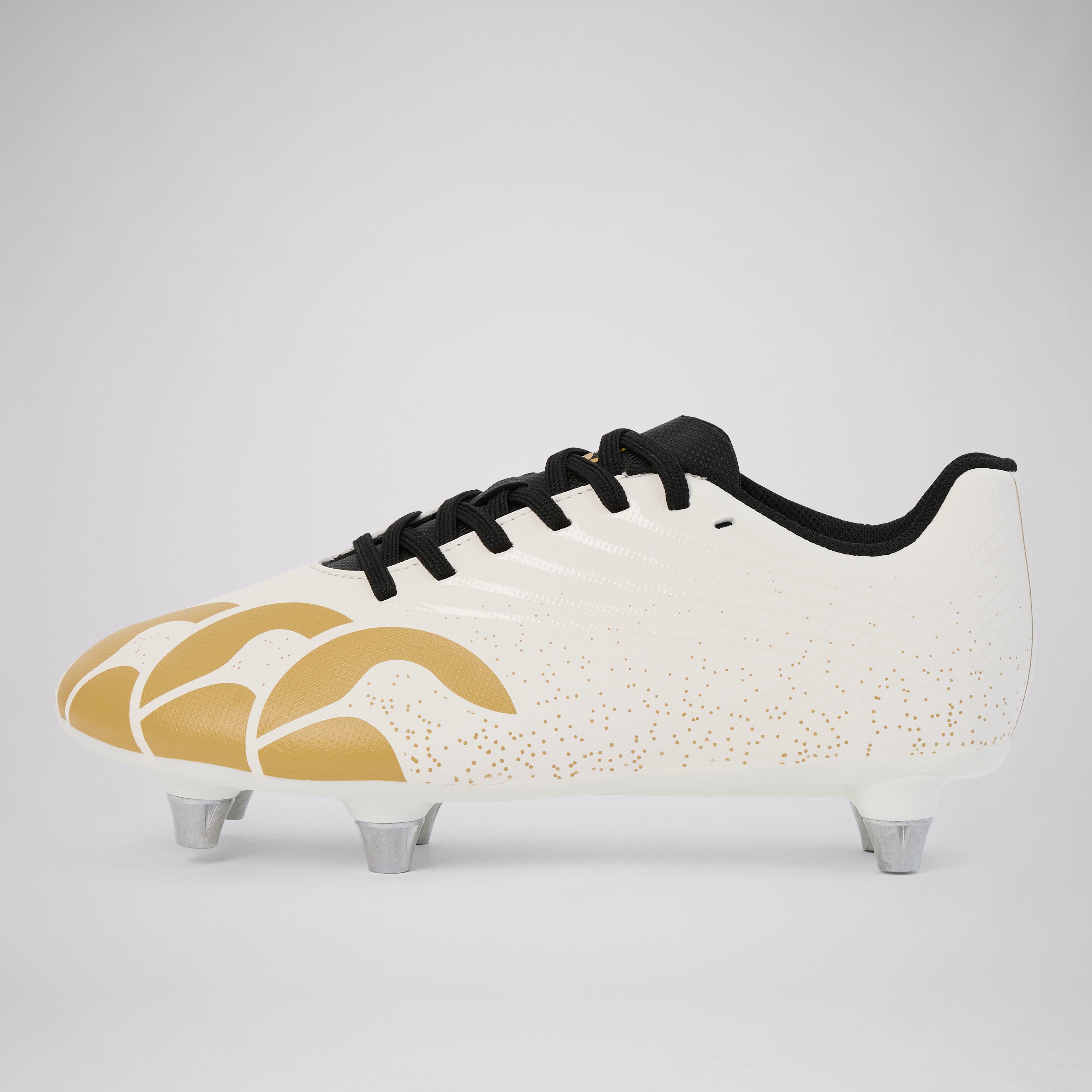 botas-de-rugby-canterbury-ccc-stampede-team-soft-ground-para-ni-o-blancas-suela- image 1