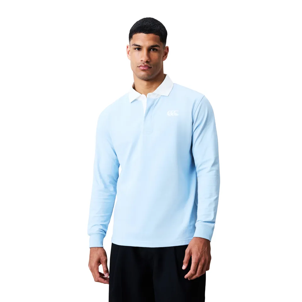 canterbury-solid-dye-rugby-jersey-azul-para-hombre image 1