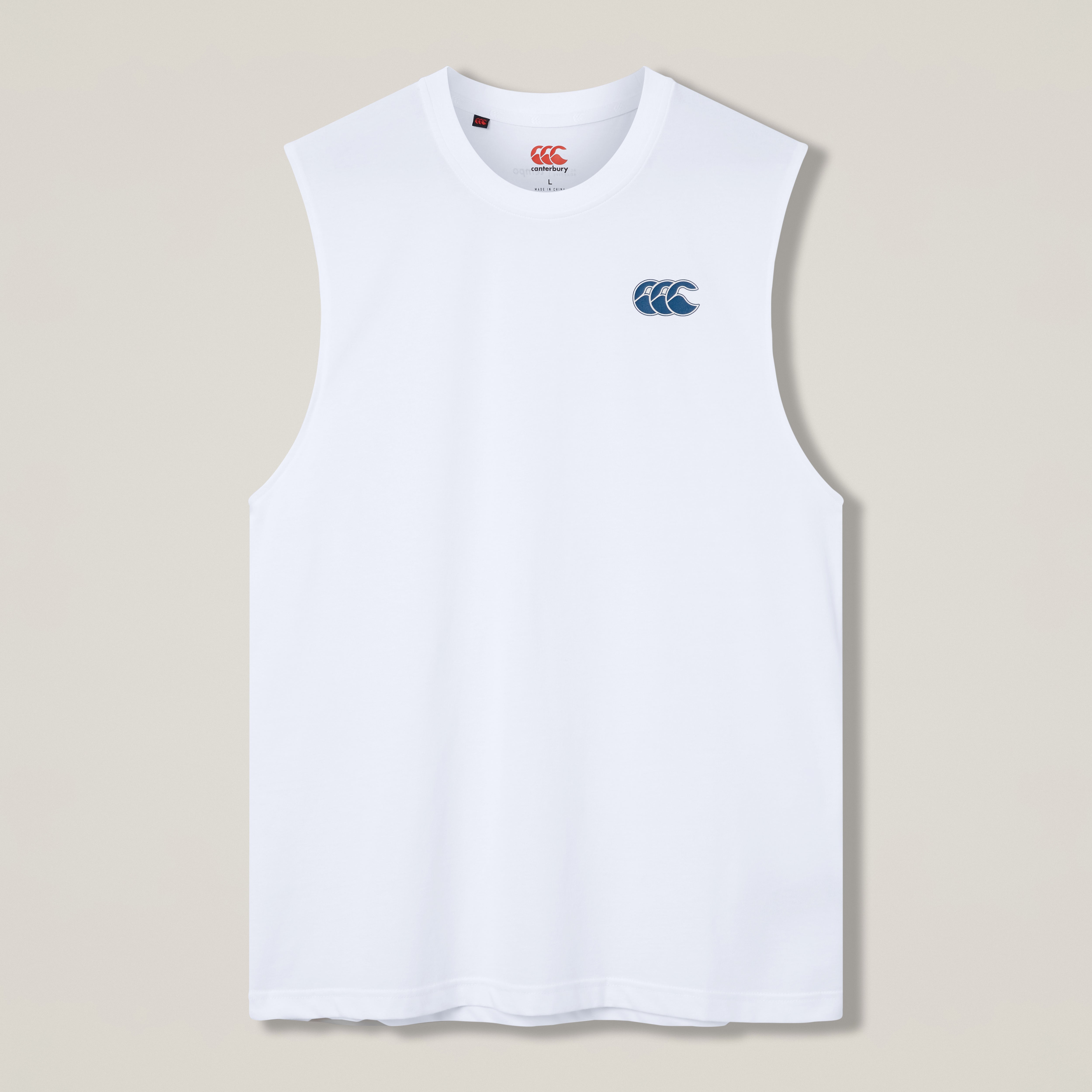 camiseta-sin-mangas-canterbury-tempo-training-tank-para-hombre-blanco image 1