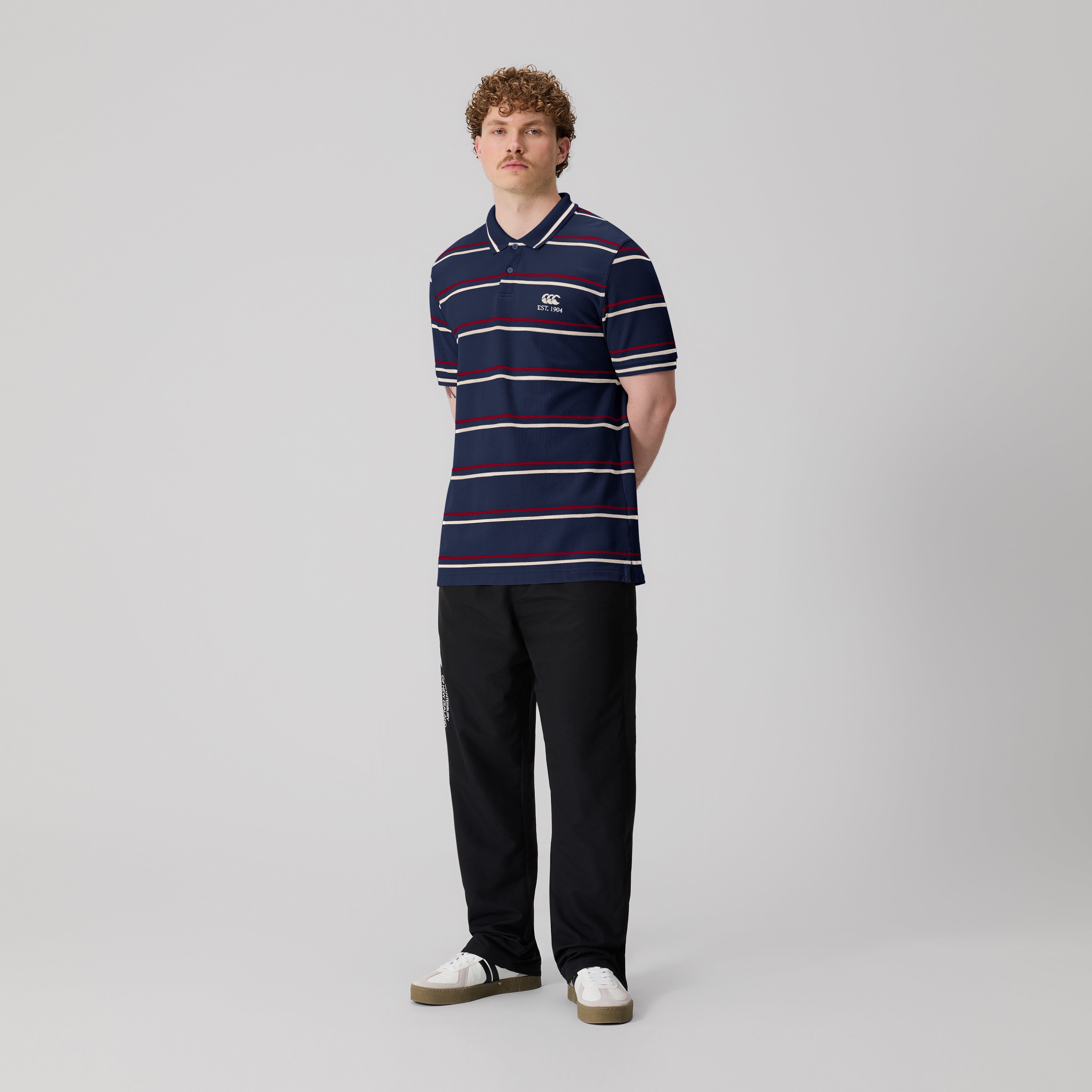 canterbury-multi-stripe-polo-navy-para-hombre-polo-de-algod-n-honeycomb-piqu image 3