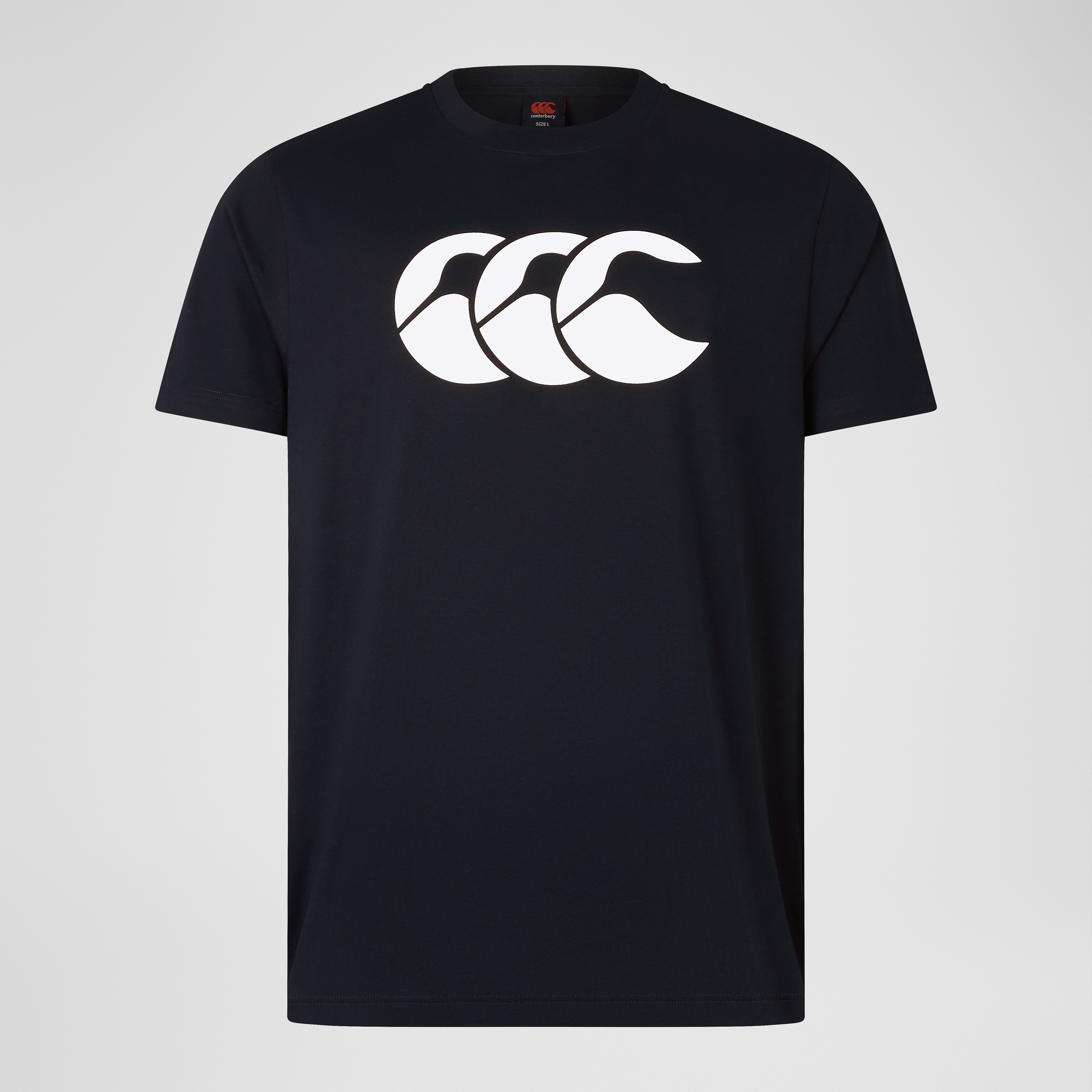 canterbury-camiseta-ccc-cotton-logo-negra-para-hombre image 1
