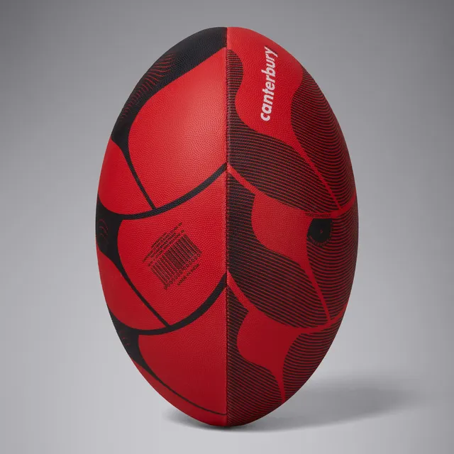 canterbury-thrillseeker-bal-n-de-rugby-de-entrenamiento-negro-rojo image 1