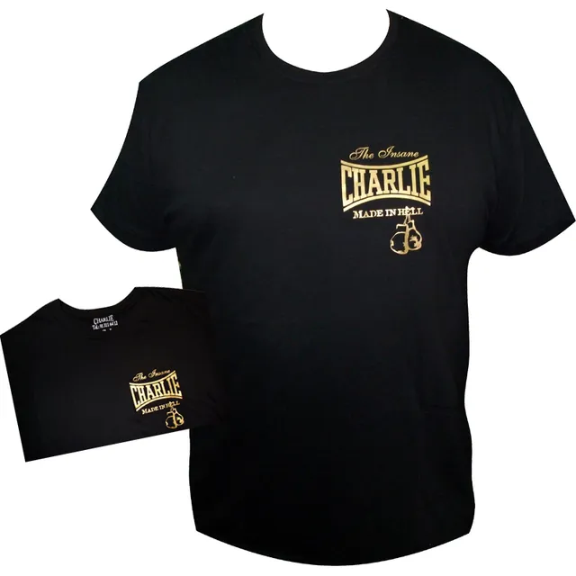 camiseta-charlie-boxing-gold-negra-manga-corta-con-serigraf-a-oro image 1