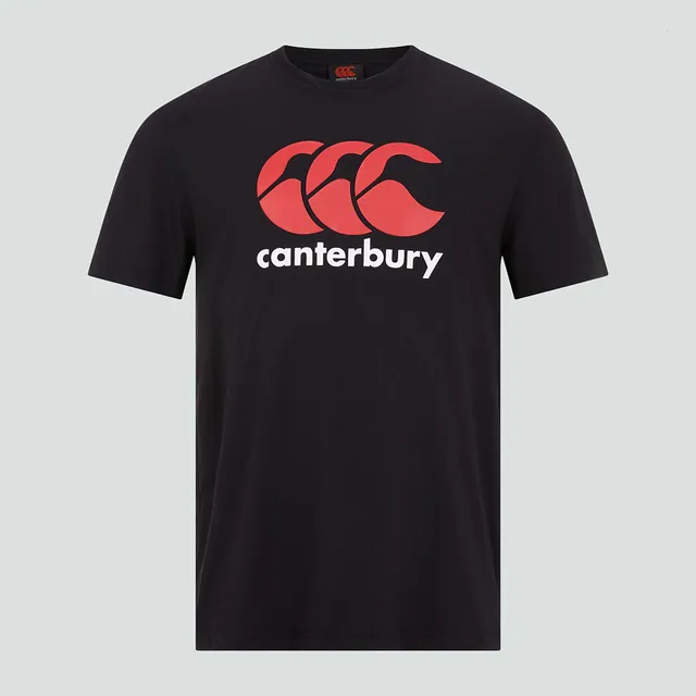 camiseta-canterbury-ccc-logo-tee-negra-para-junior-unisex image 1