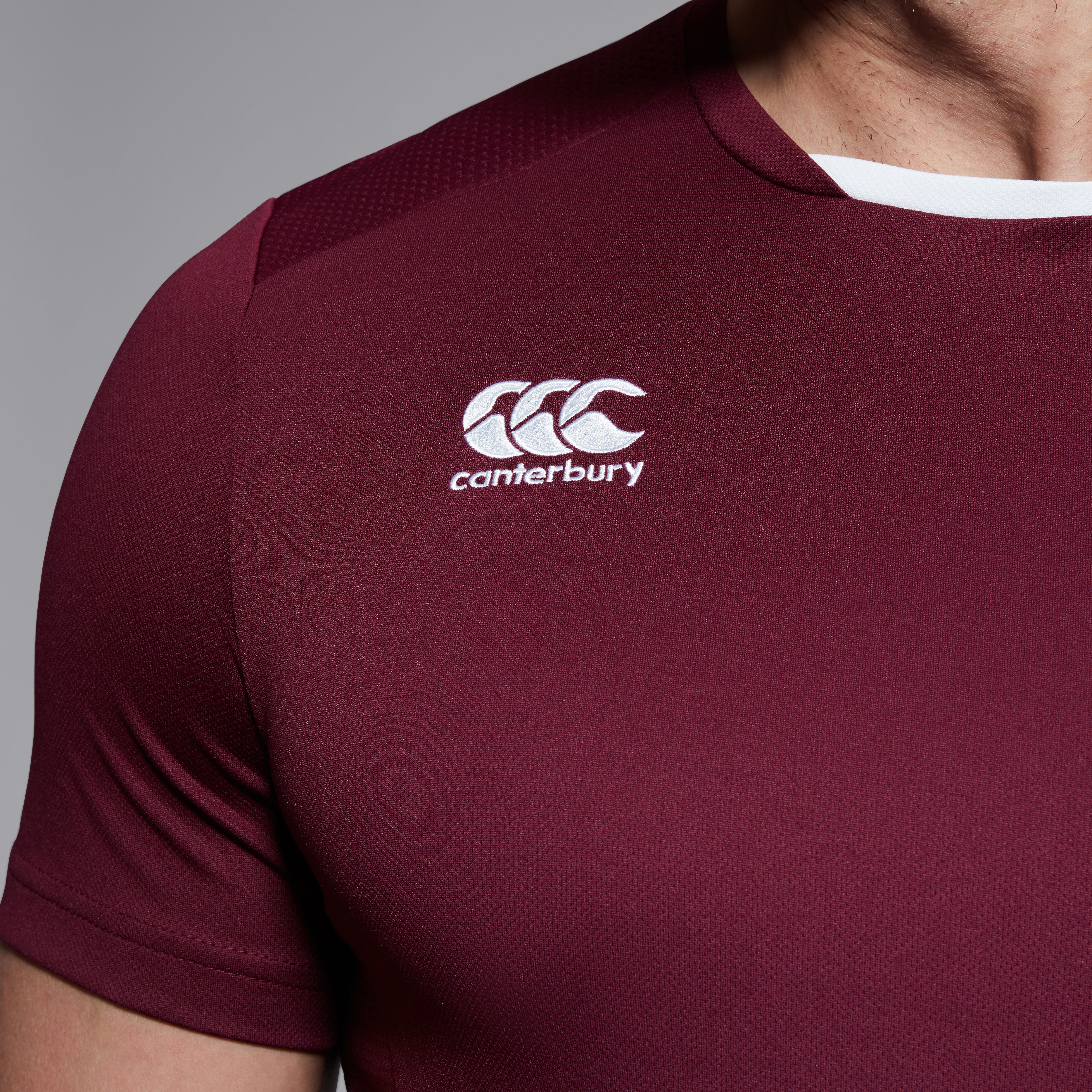 canterbury-club-dry-tee-maroon-camiseta-deportiva-de-hombre image 4