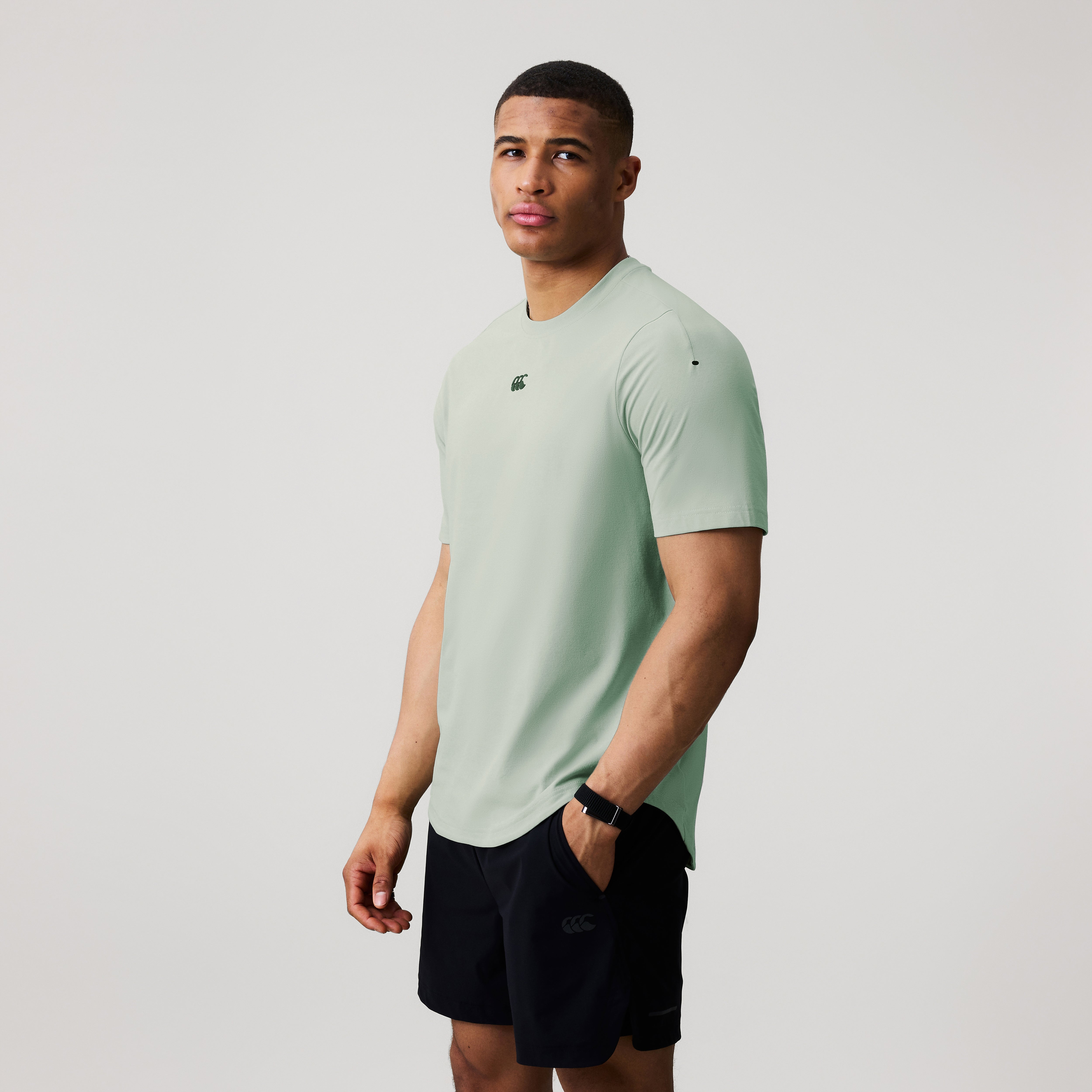 camiseta-canterbury-everest-dart-tech-tee-verde-para-hombre image 4