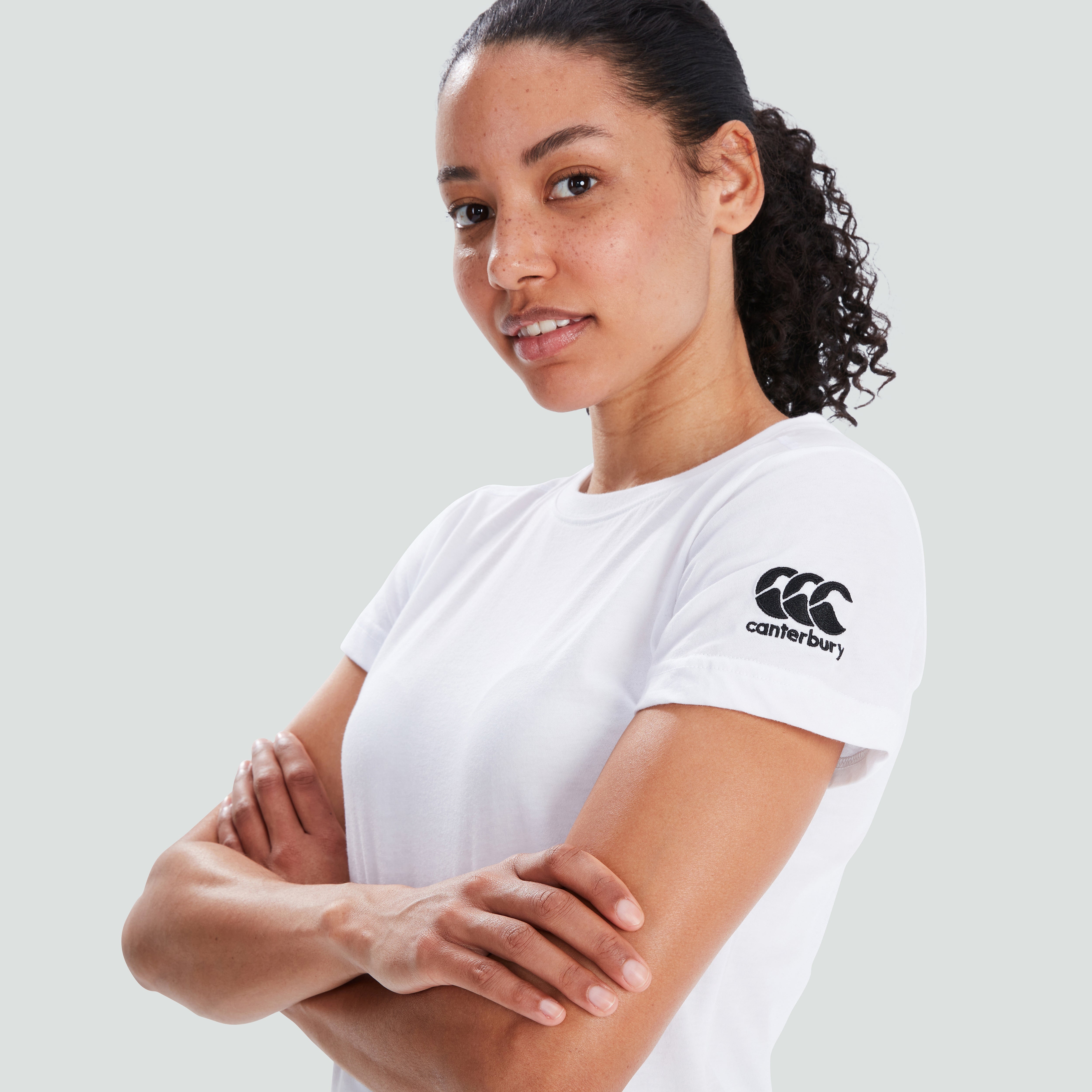 canterbury-club-plain-camiseta-cuello-redondo-mujer-blanca image 4