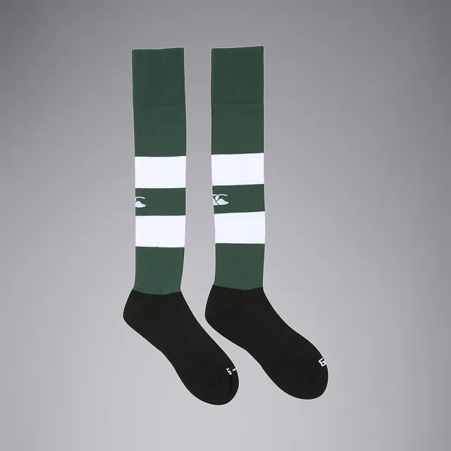 canterbury-club-hooped-calcetines-unisex-verde-bosque image 1