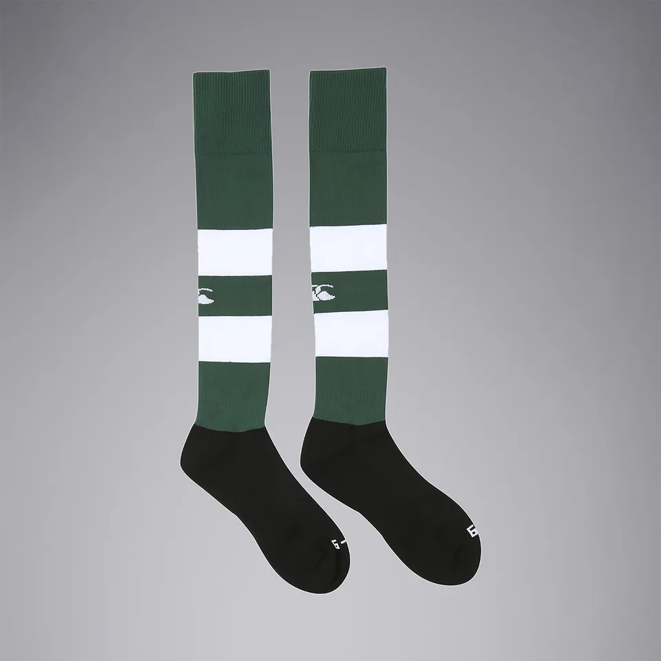 canterbury-club-hooped-calcetines-unisex-verde-bosque image 1