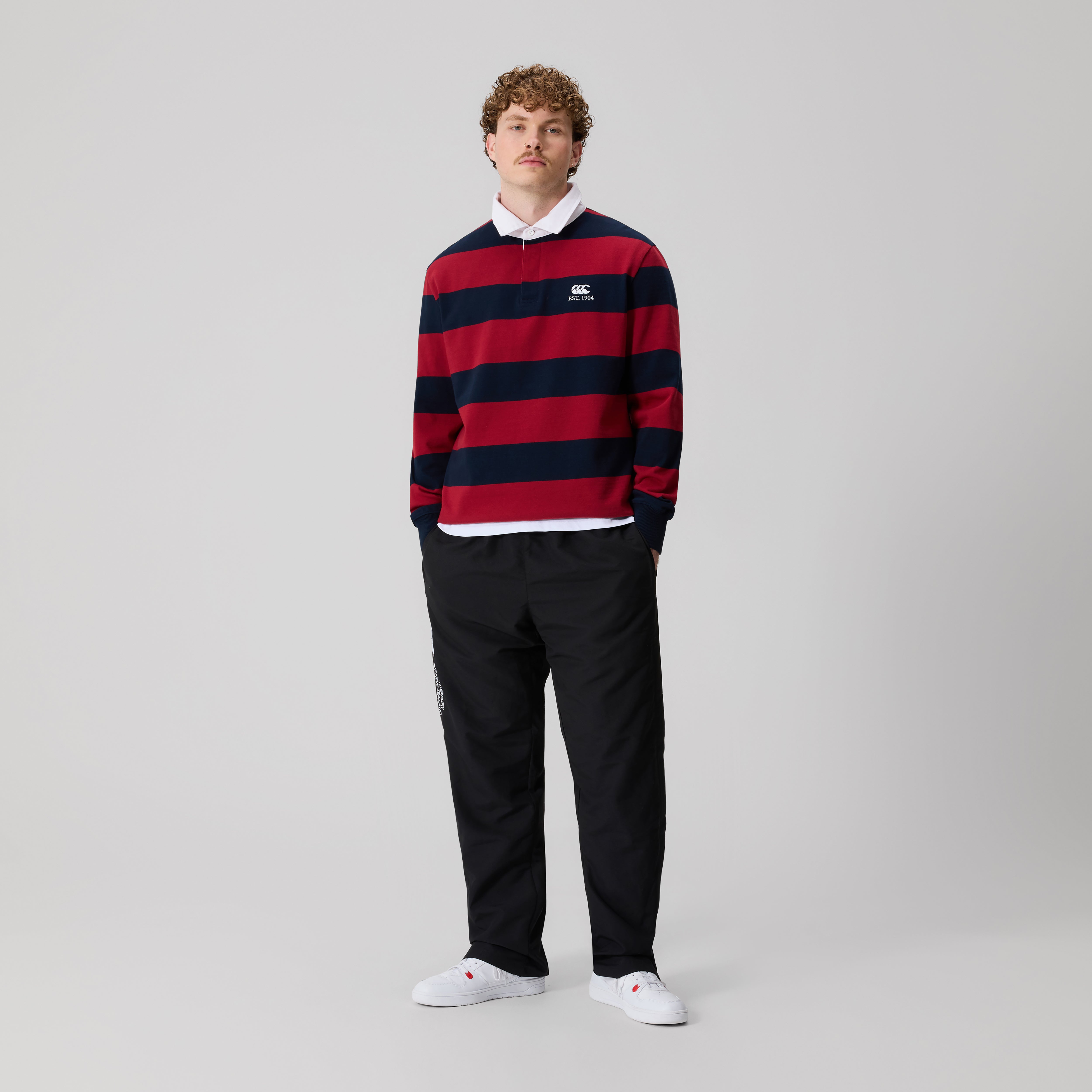 canterbury-hoop-rugby-jersey-rojo-azul-hombre image 3