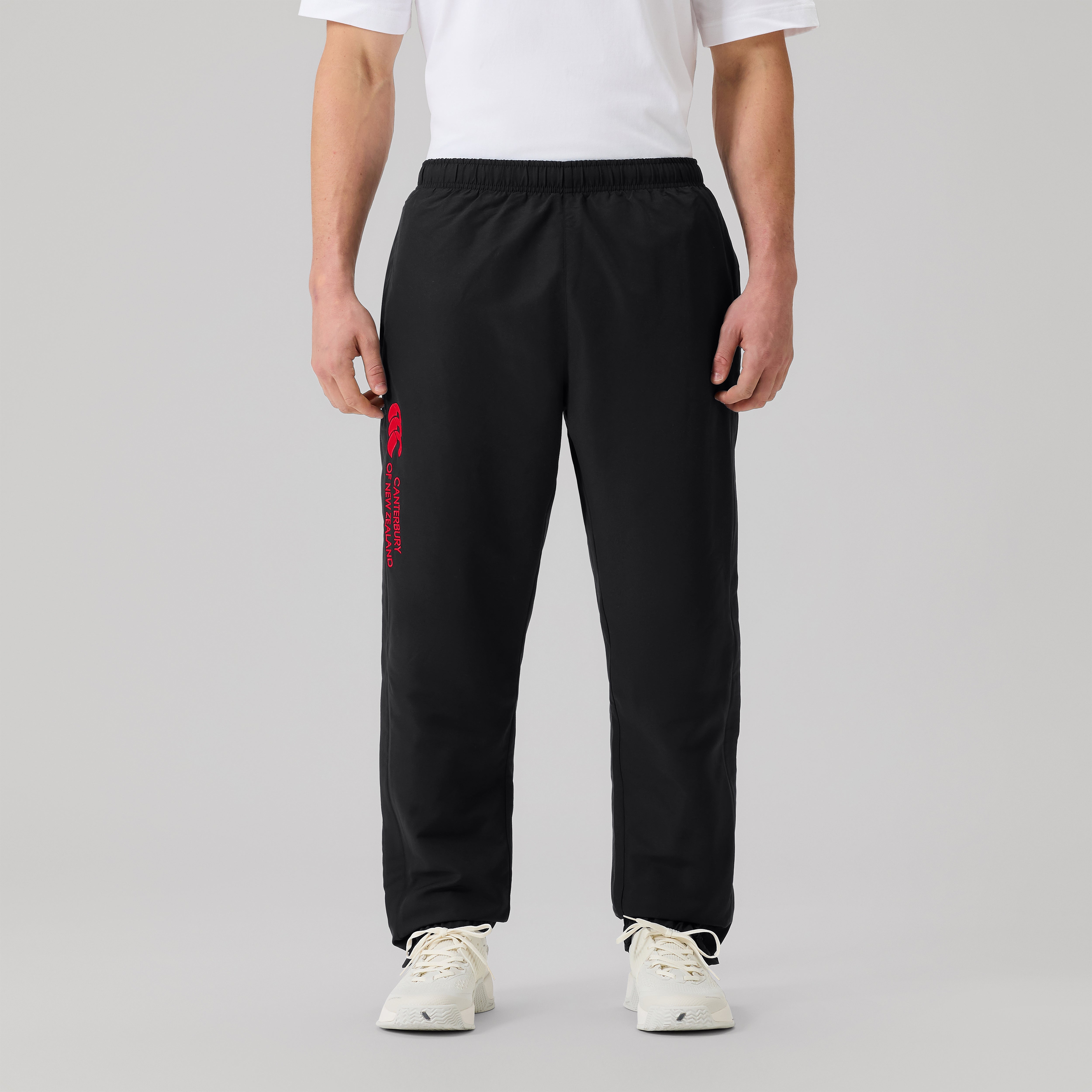 canterbury-fundamentals-stadium-pant-hombre-negro-rojo-pantal-n-de-ch-ndal image 3