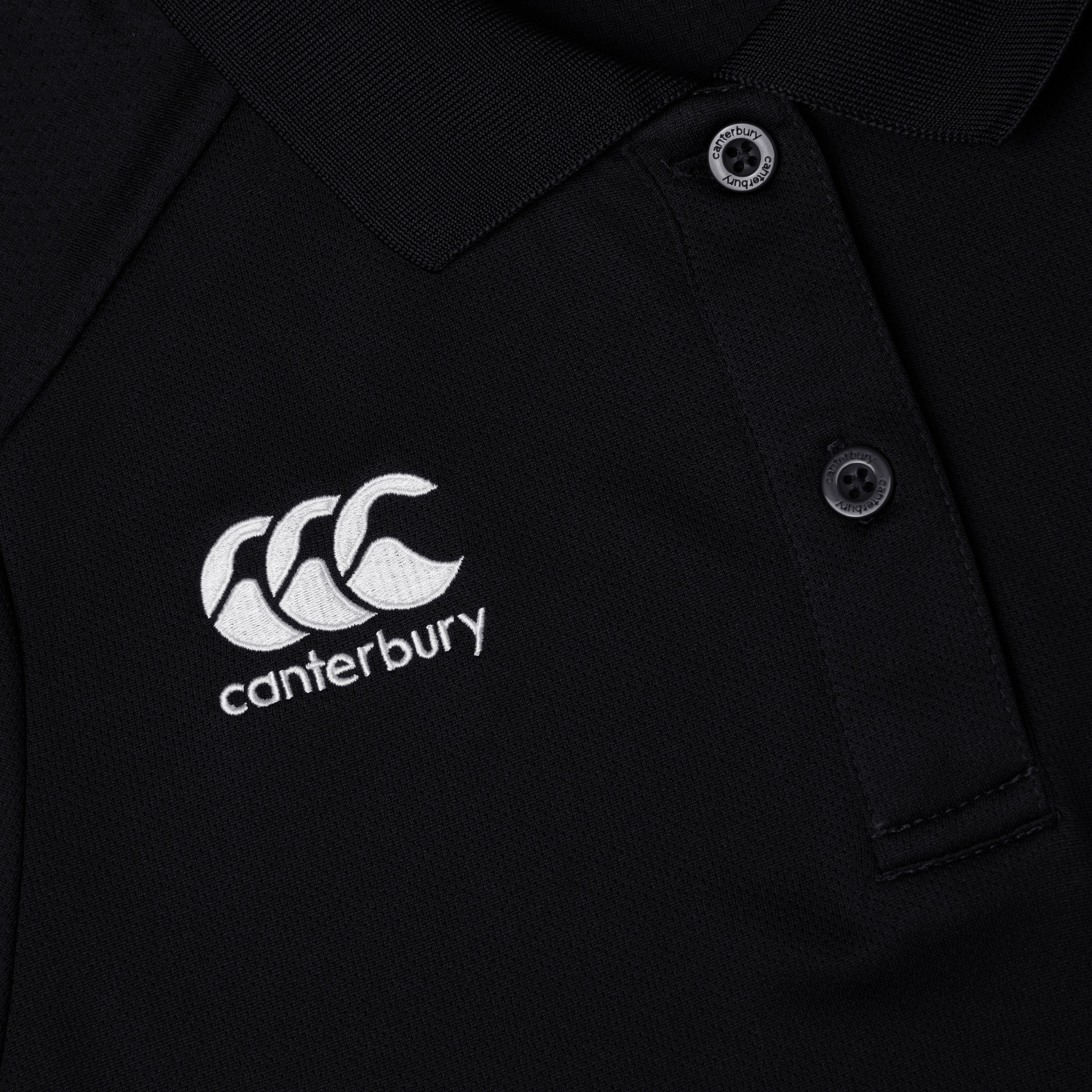 canterbury-womens-club-dry-polo-shirt-negra-polo-de-rugby-mujer image 3