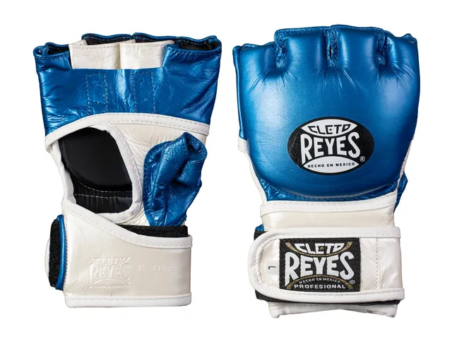 cleto-reyes-guantes-para-pelea-mma-en-piel-de-res-azul-met-lico-perla image 1