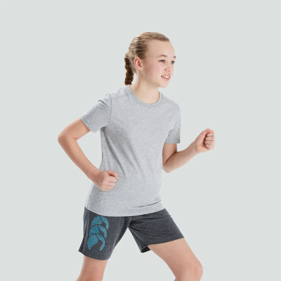 canterbury-club-plain-tee-junior-unisex-gris image 1