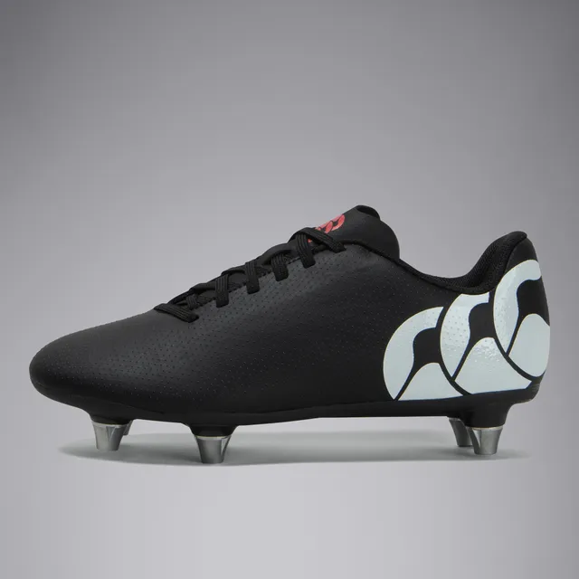 canterbury-speed-raze-junior-soft-ground-boots-black-white image 1
