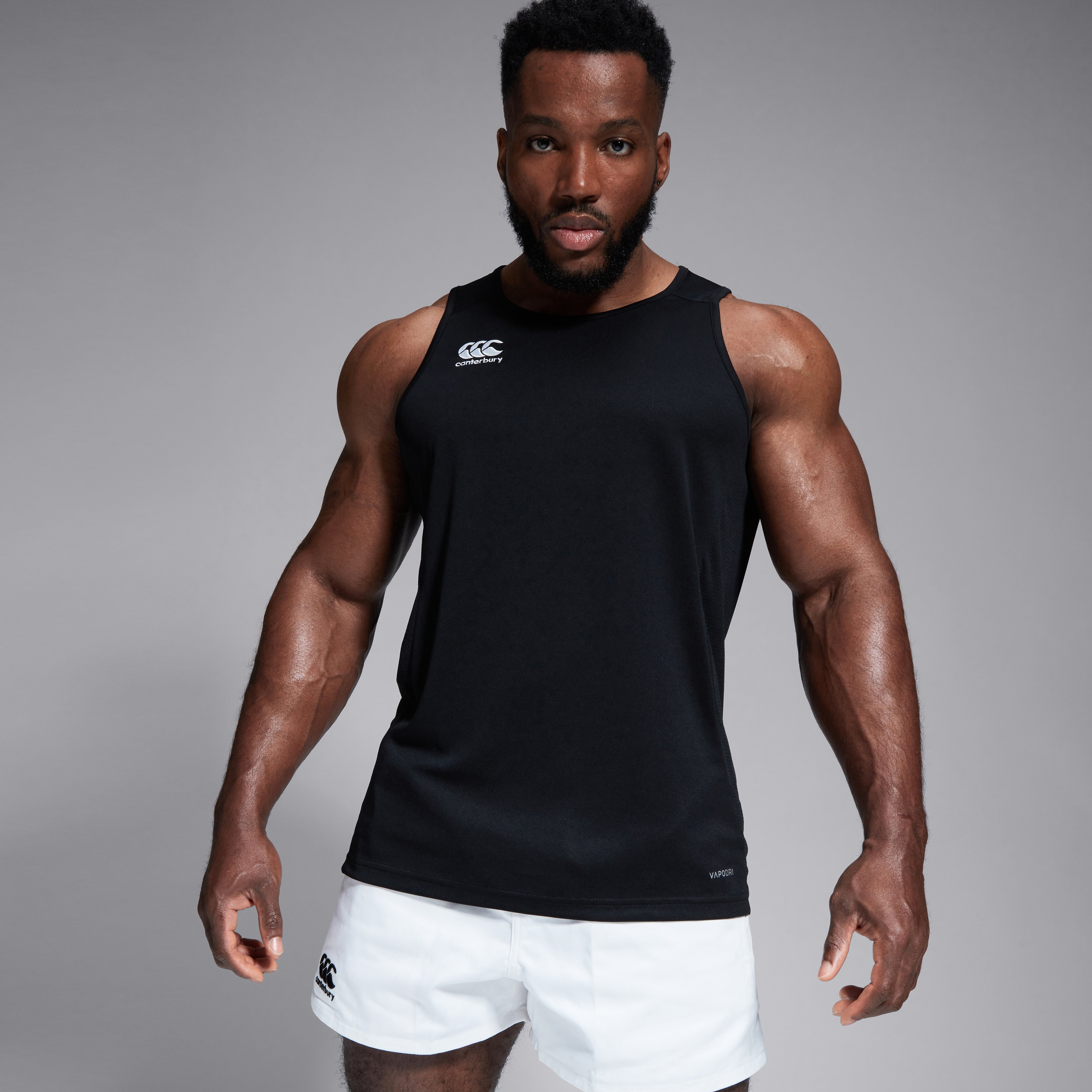 canterbury-club-dry-camiseta-sin-mangas-hombre-negra image 4