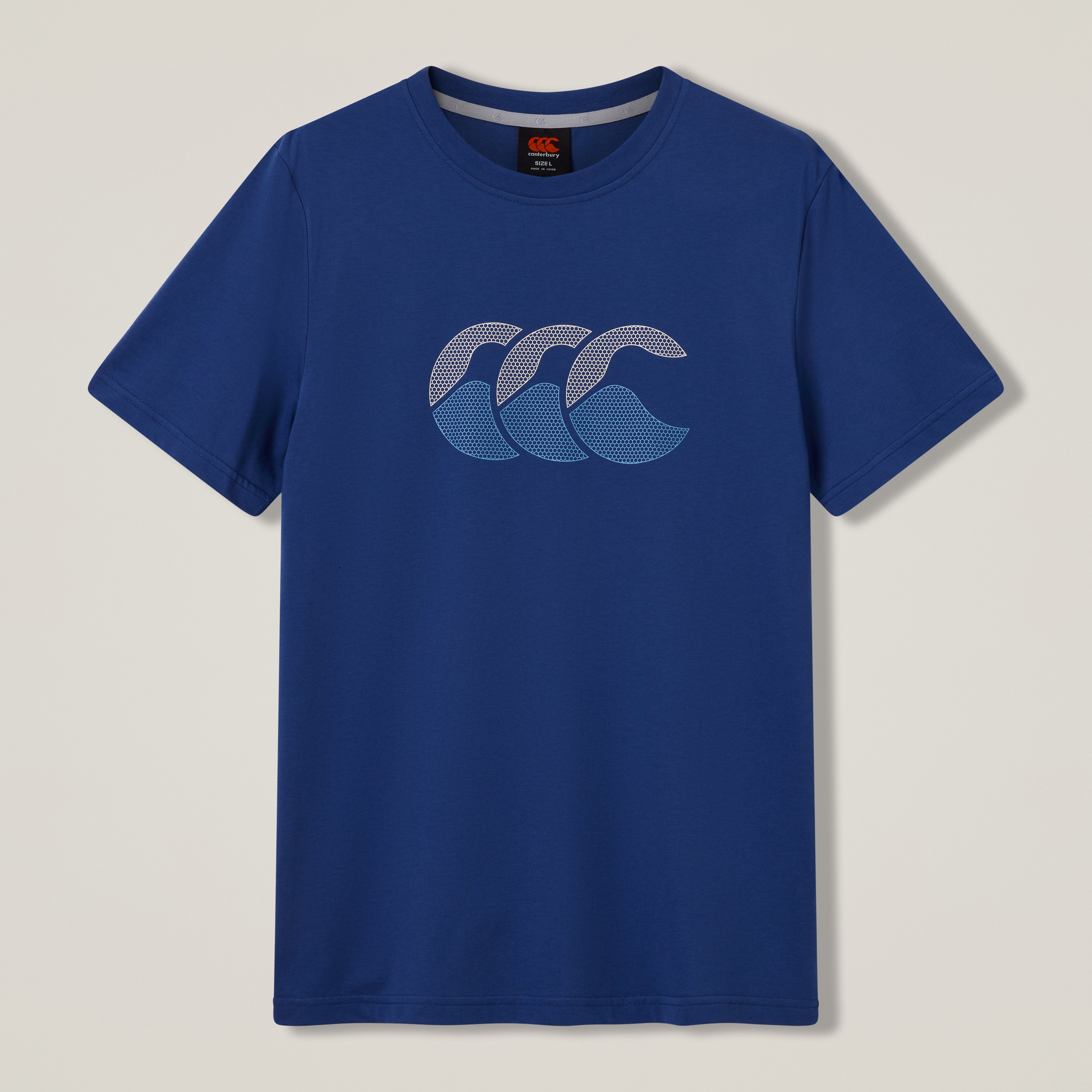 canterbury-mens-fundamental-tee-blue-grey image 1