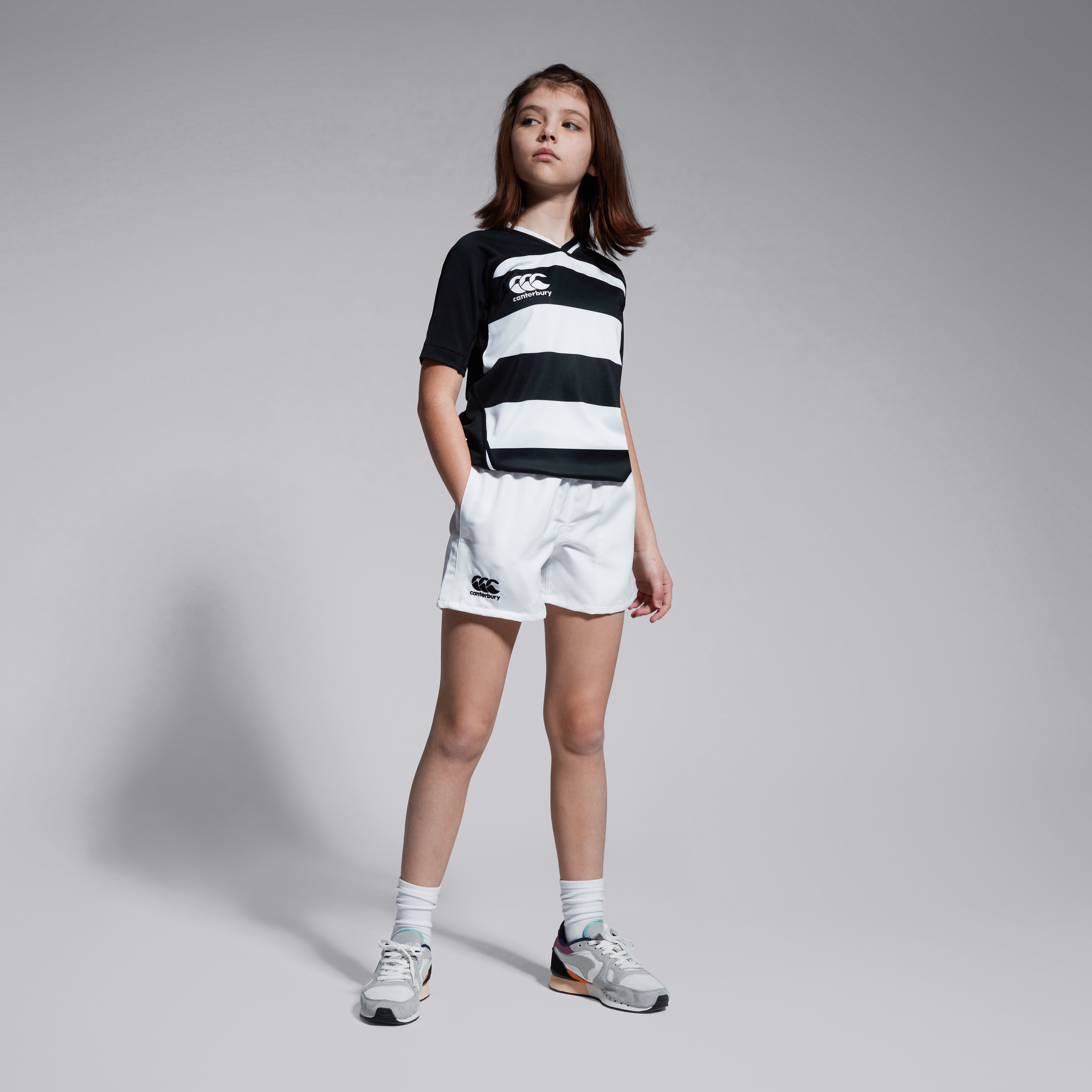 canterbury-junior-unisex-vapodri-evader-hooped-jersey-negro image 2