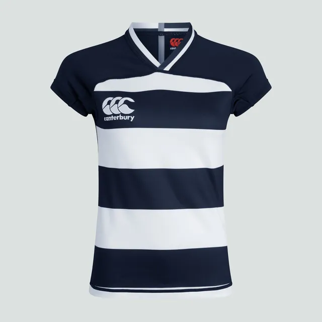 canterbury-vapodri-evader-hooped-jersey-azul-marino-mujer image 1