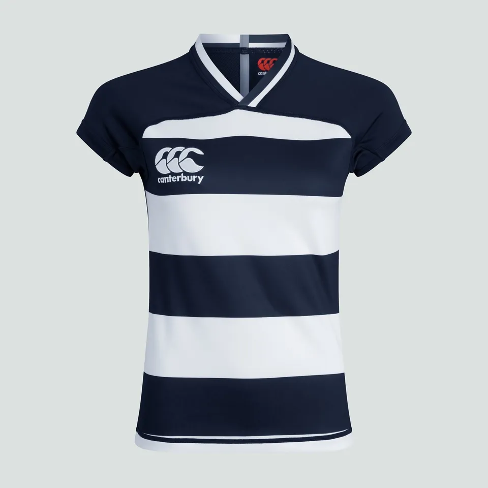 canterbury-vapodri-evader-hooped-jersey-azul-marino-mujer image 1
