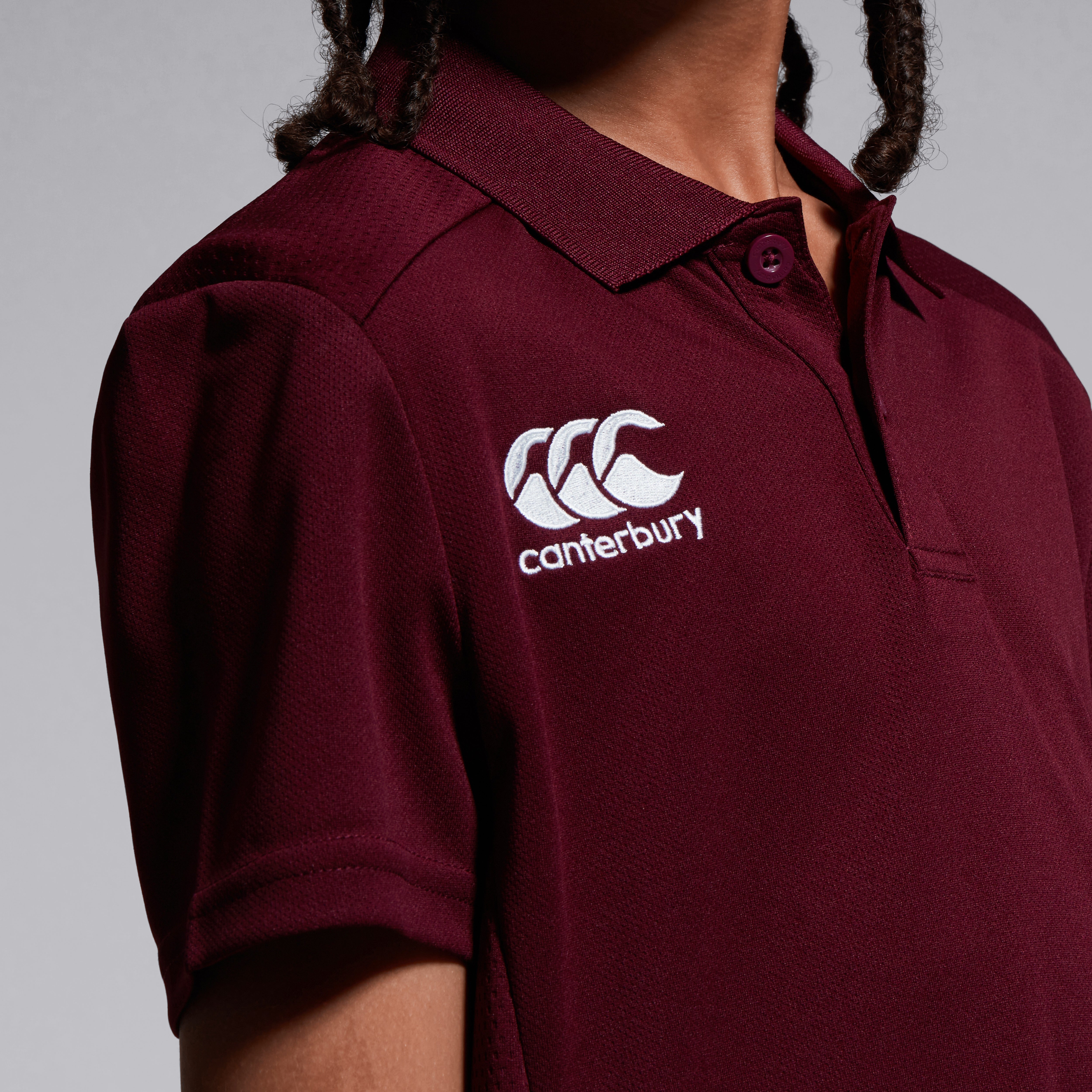 canterbury-club-dry-polo-shirt-granate-para-junior-unisex image 7
