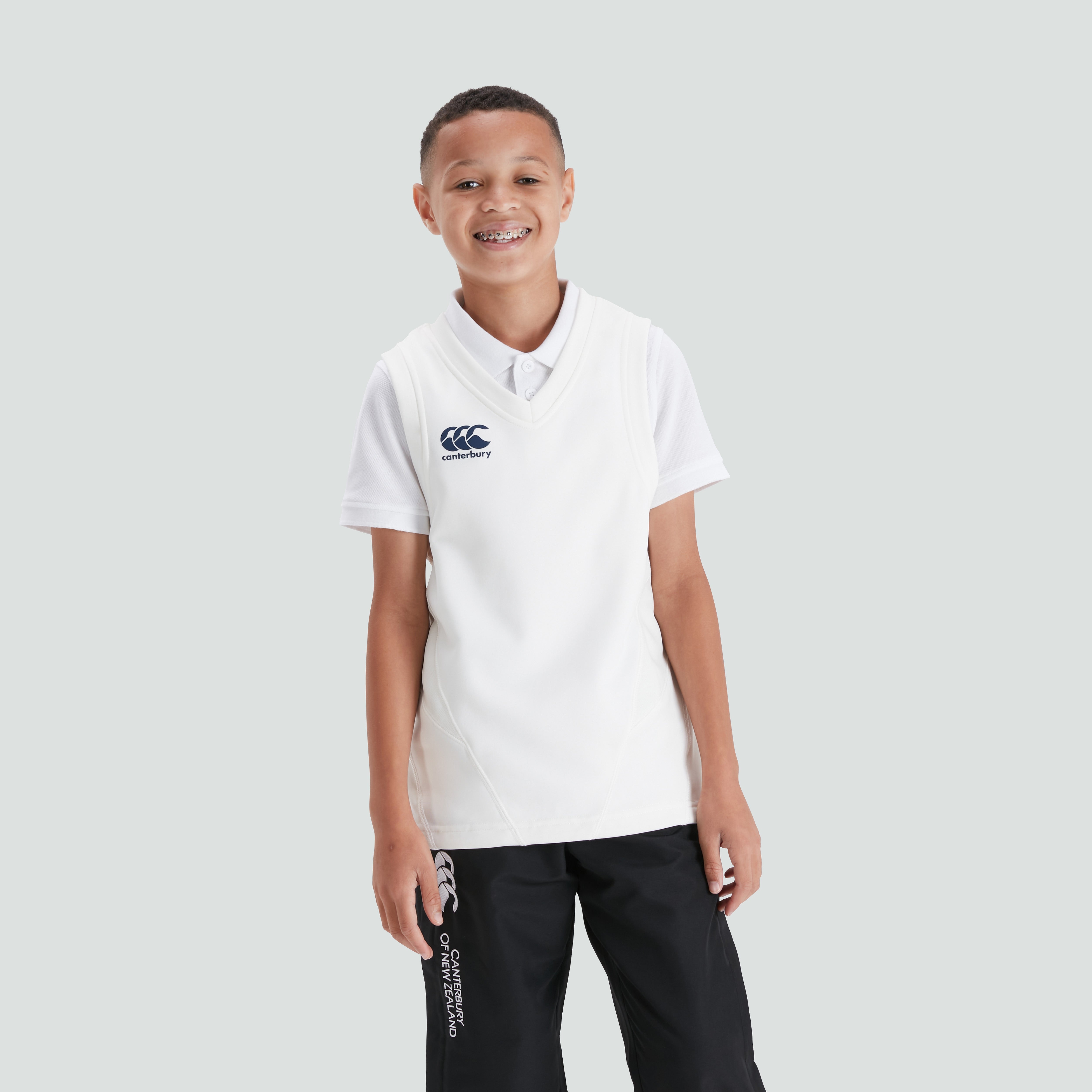 overshirt-de-cr-quet-sin-mangas-canterbury-junior-unisex-crema image 4