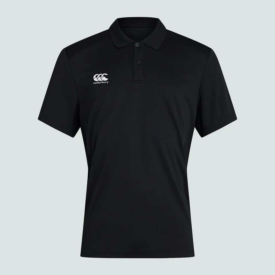 canterbury-club-dry-polo-negro-para-hombre image 1