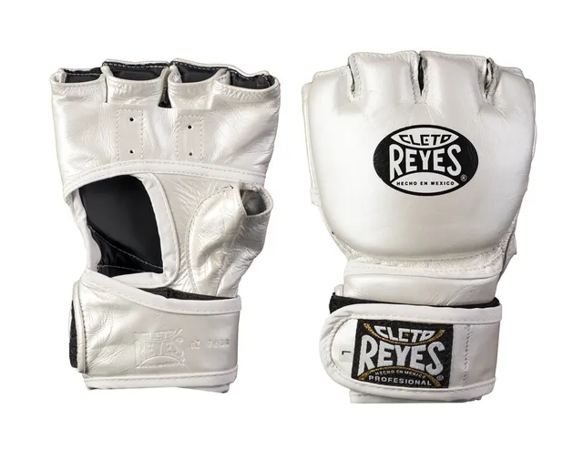 cleto-reyes-guantes-de-pelea-mma-piel-de-res-blanco-perla-doble-cierre-de-contac image 1
