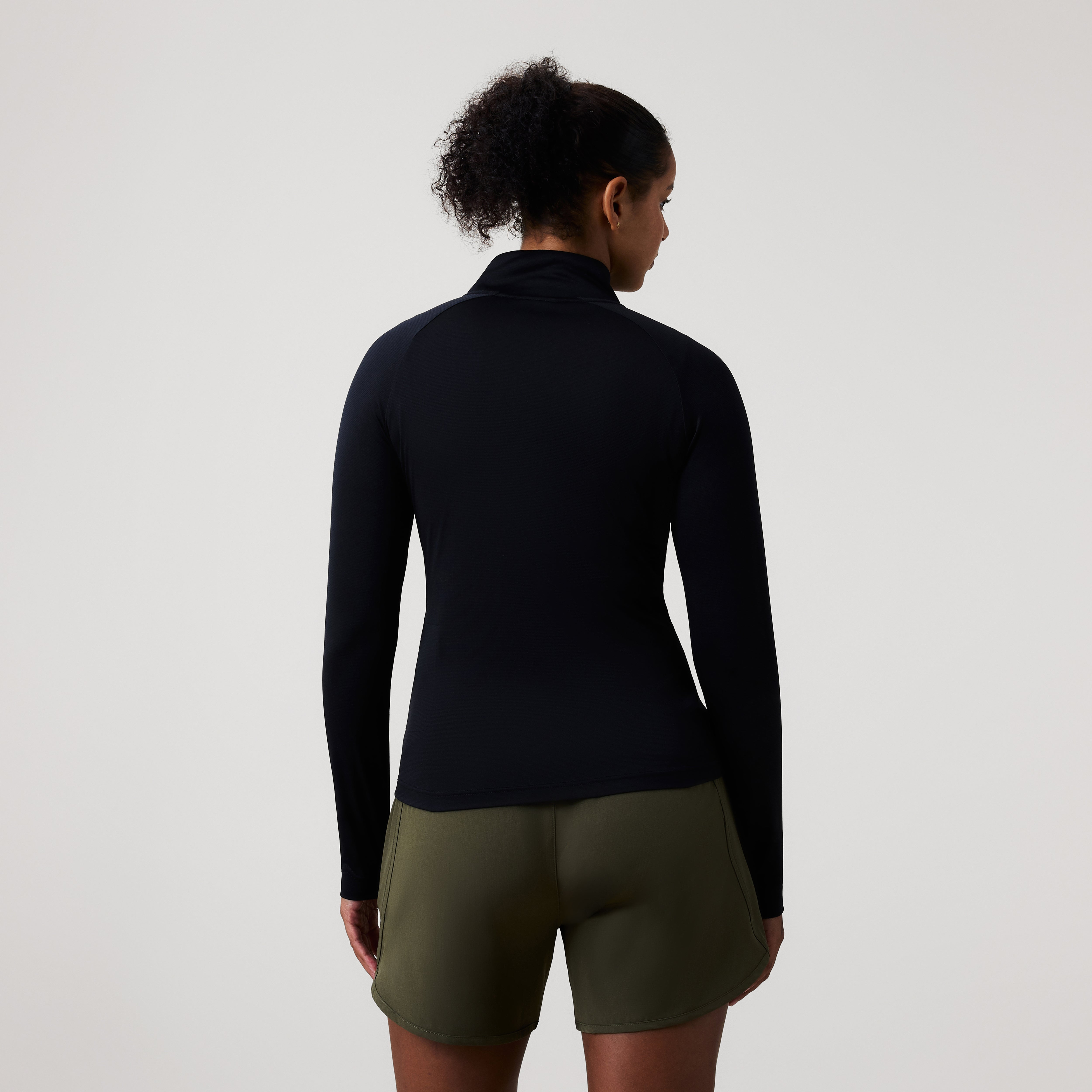 canterbury-tempo-1-4-zip-top-negro-para-mujer image 4