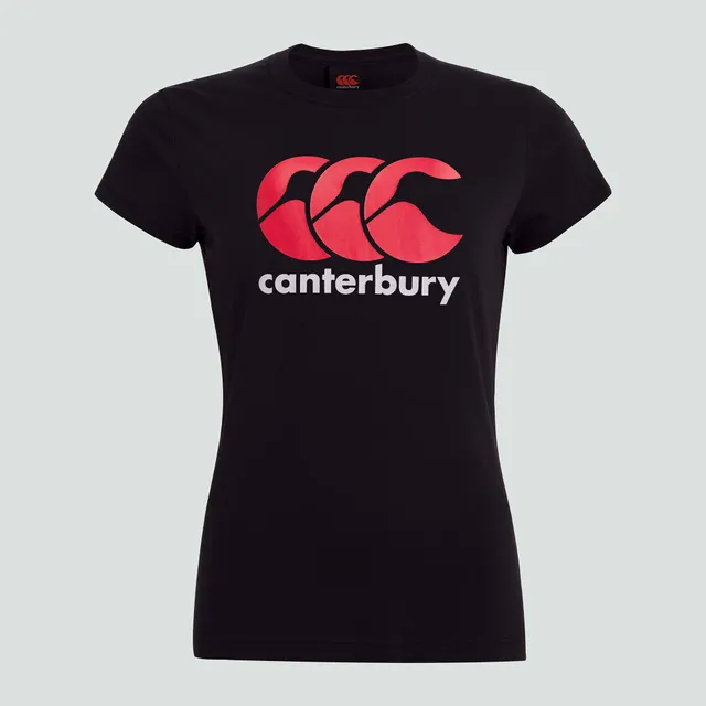 camiseta-canterbury-ccc-logo-tee-mujer-negro image 1