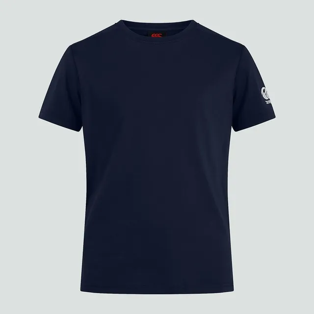 canterbury-junior-unisex-club-plain-tee-azul-marino image 1