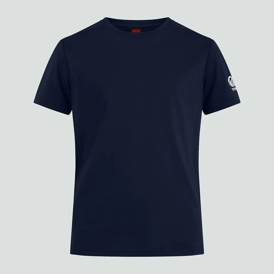 canterbury-junior-unisex-club-plain-tee-azul-marino image 1
