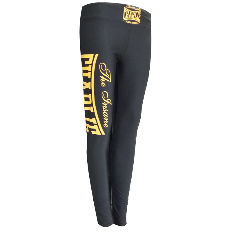 charlie-boxing-pantal-n-de-lycra-negro-oro image 2