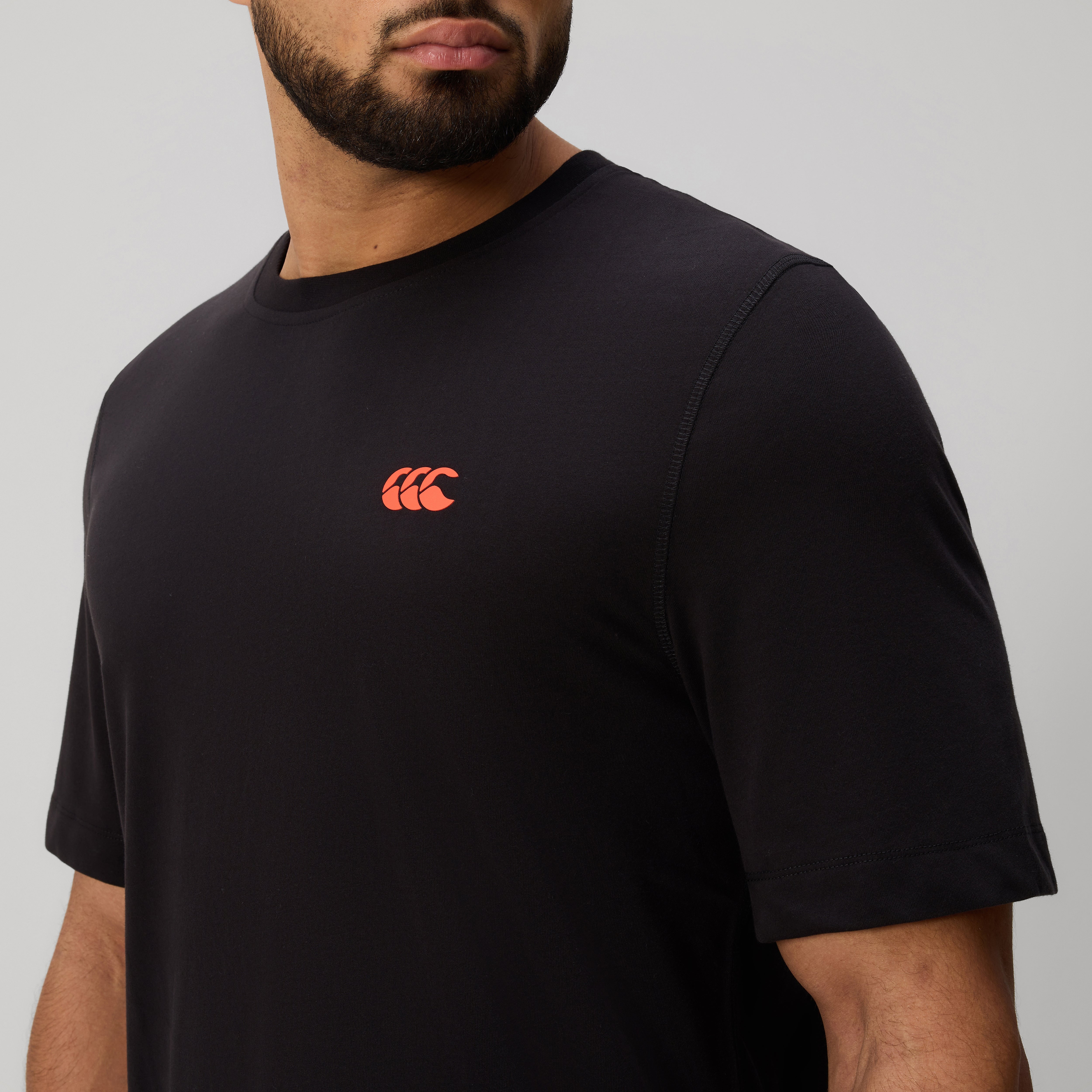 canterbury-tempo-training-tee-hombre-negra-camiseta-de-entrenamiento-de-corte-re image 7
